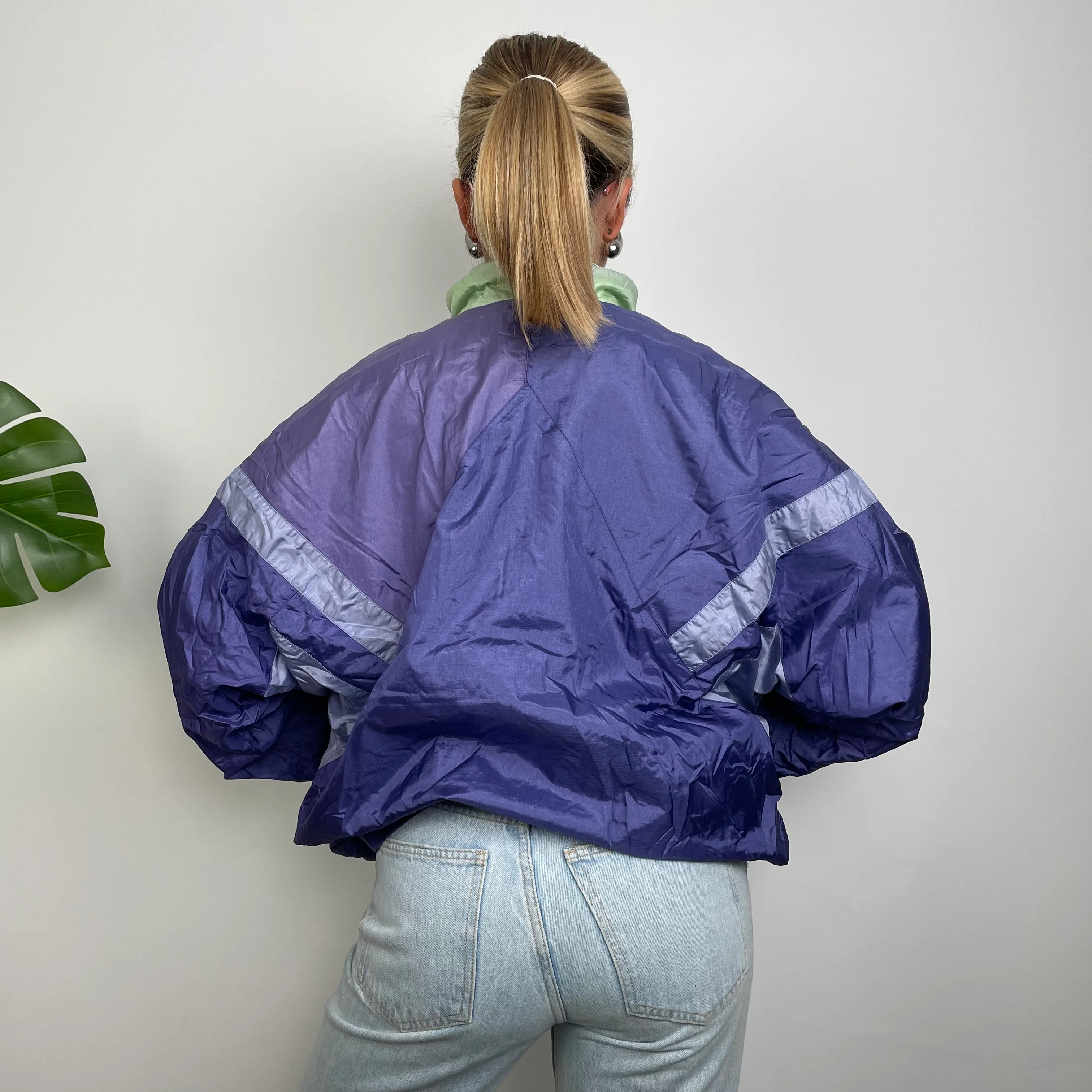 Adidas Colour Block Embroidered Spell Out Windbreaker Jacket (L) - Image 5