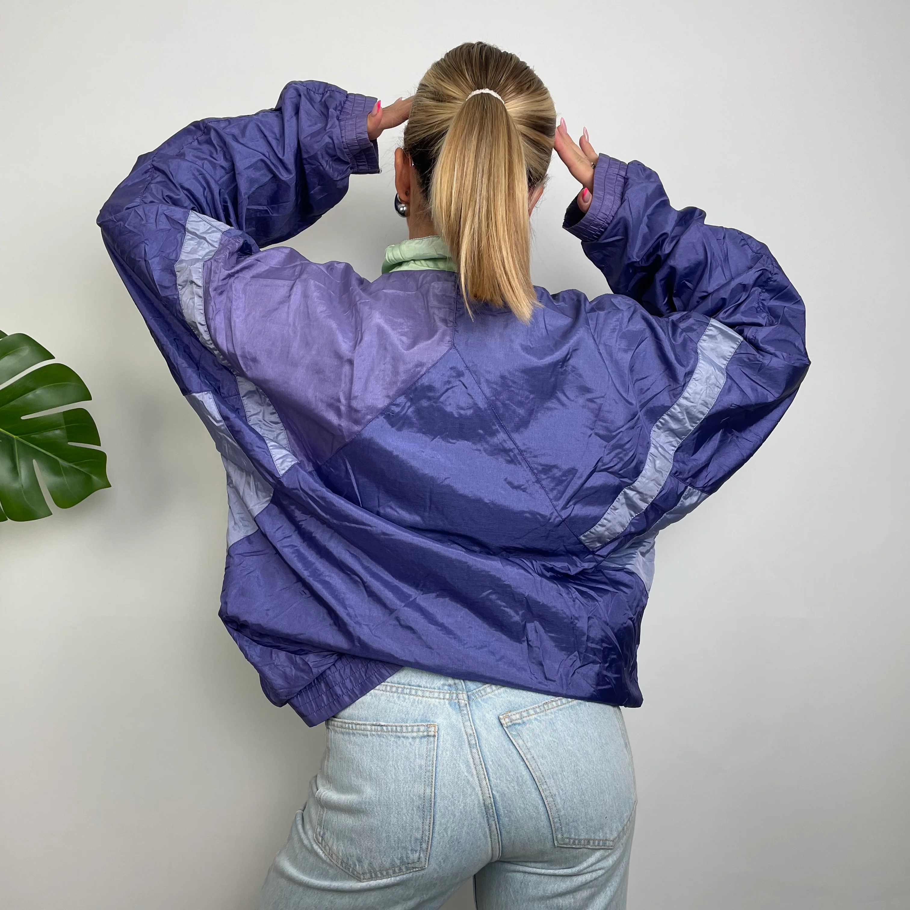 Adidas Colour Block Embroidered Spell Out Windbreaker Jacket (L) - Image 6