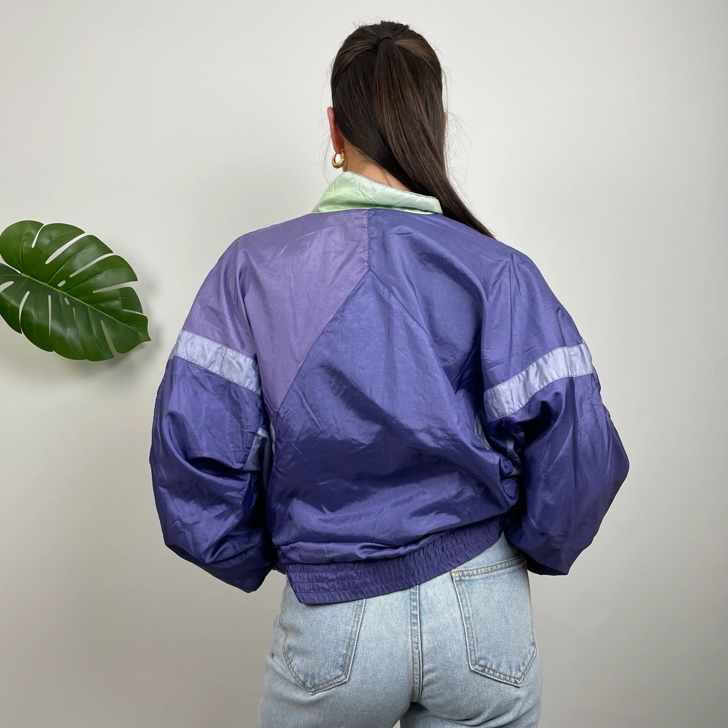 Adidas Colour Block Embroidered Spell Out Windbreaker Jacket (L) - Image 6