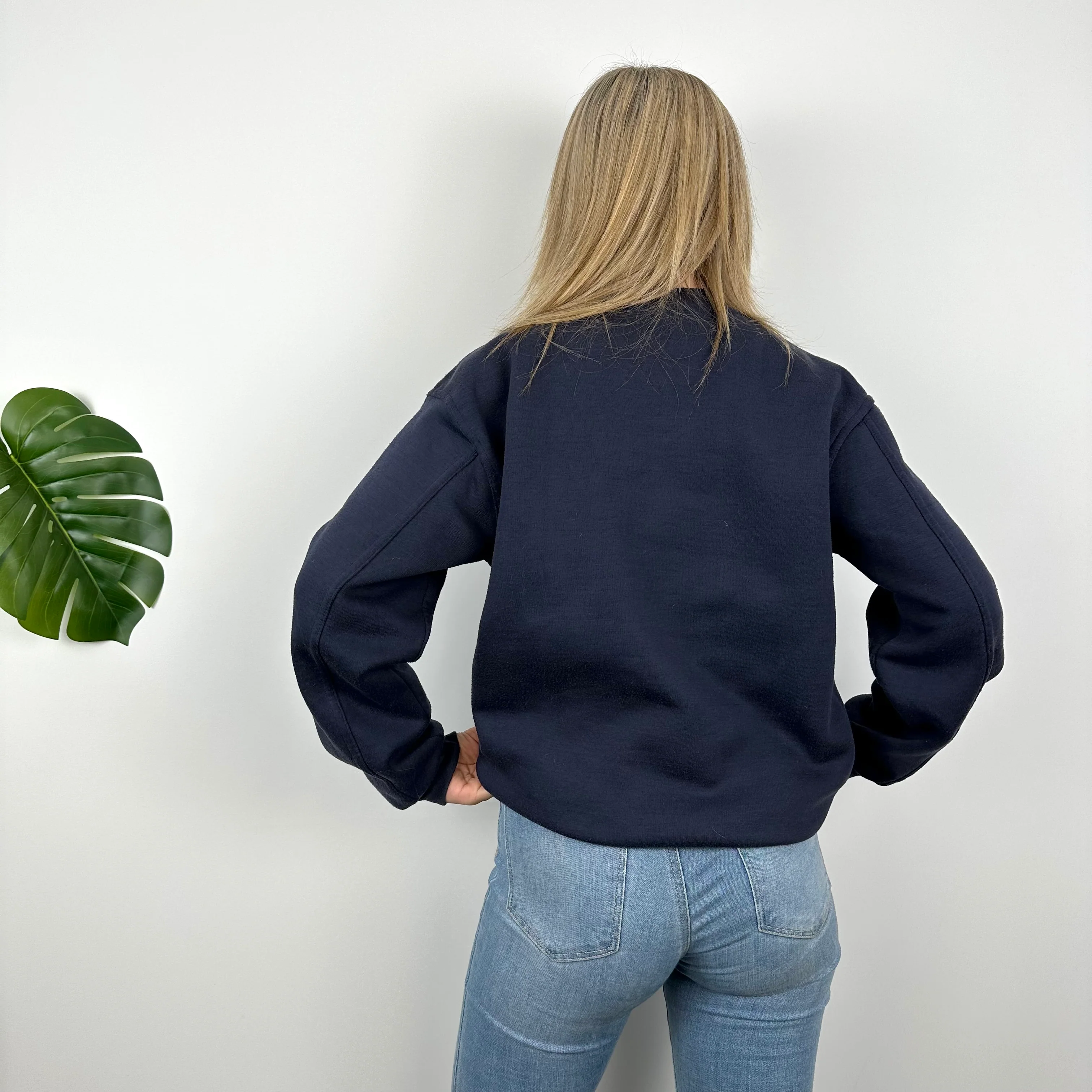 Adidas Equipment RARE Navy Embroidered Spell Out Sweatshirt (M) - Image 5