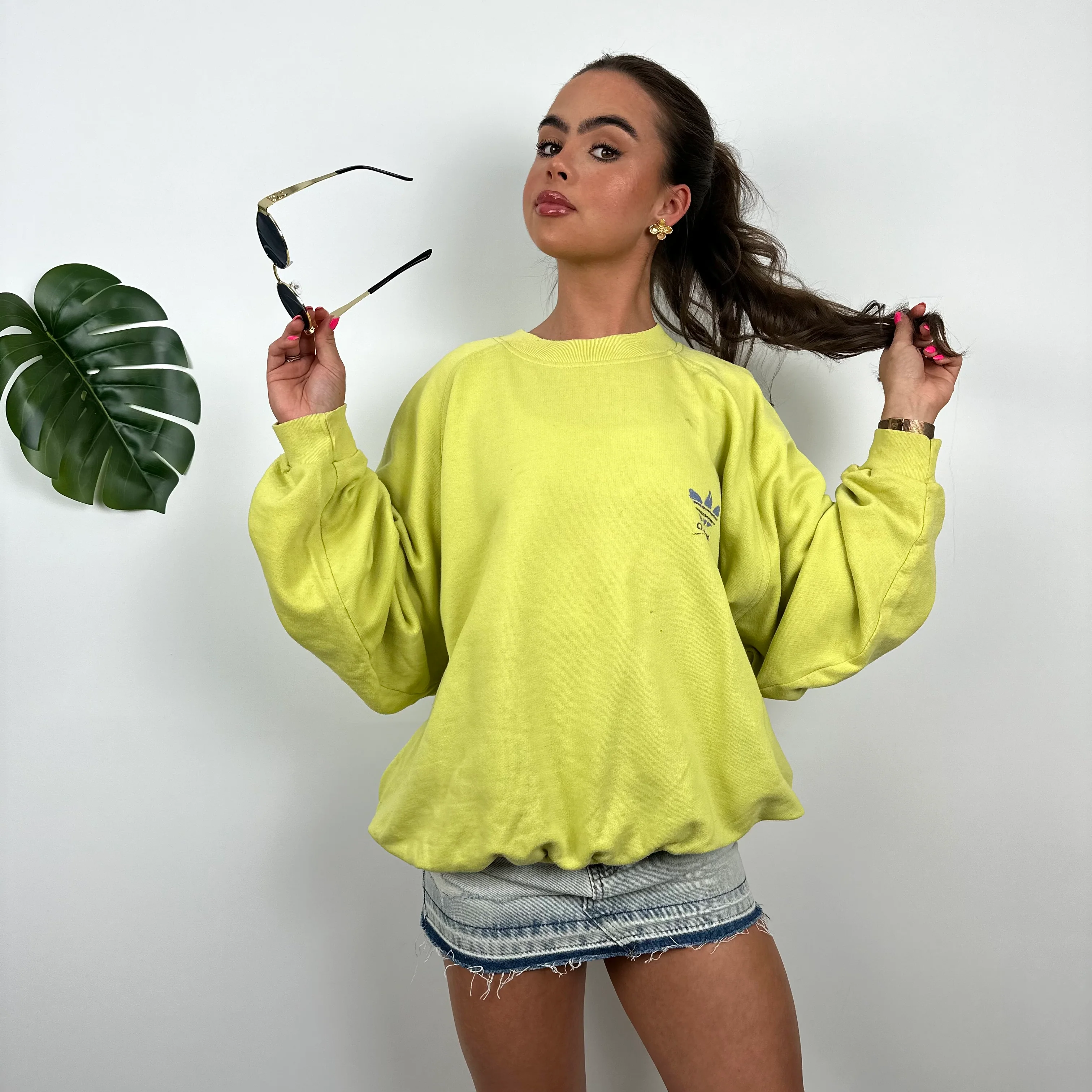 Adidas Lemon Spell Out Sweatshirt (M) - Image 4
