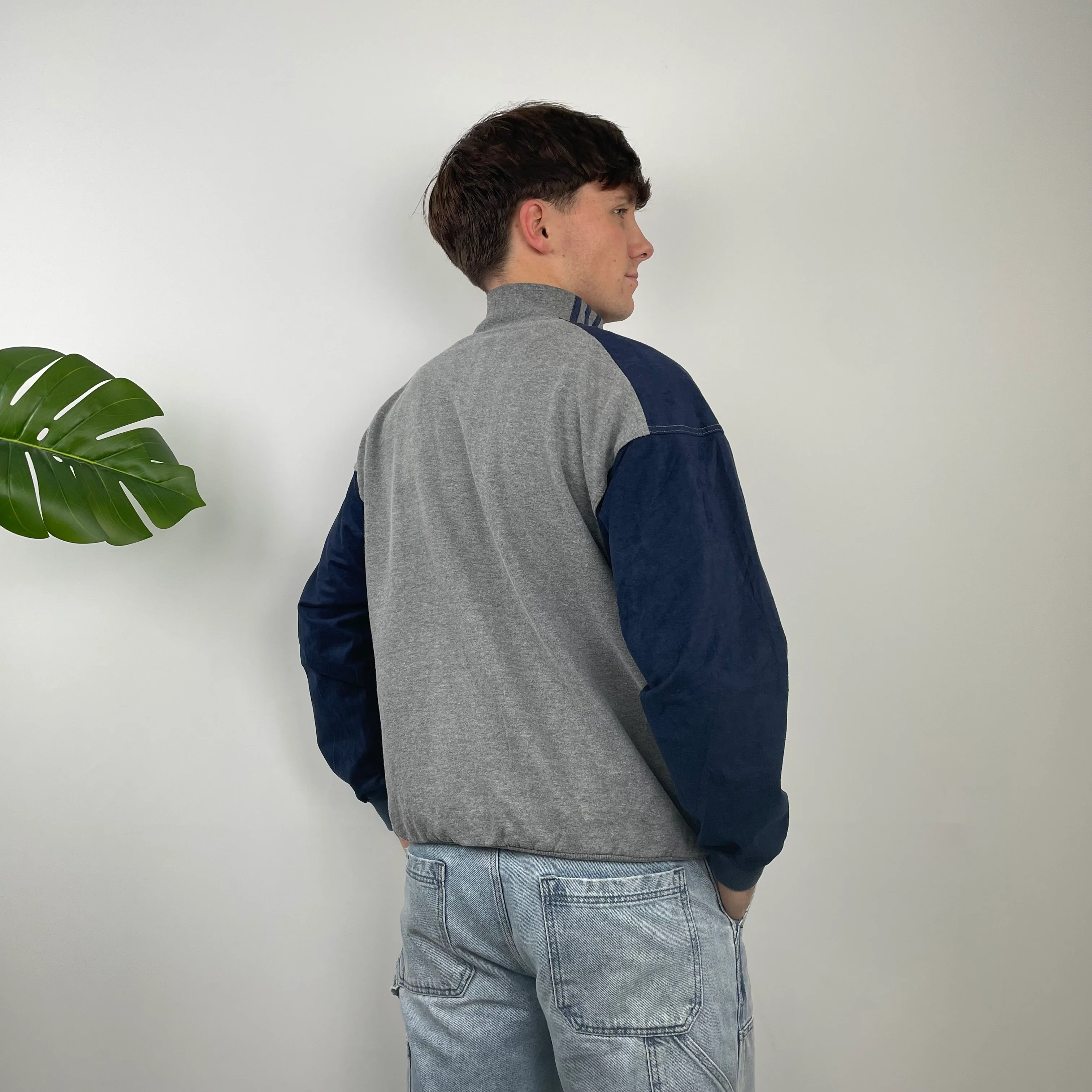 Adidas One World RARE Spell Out Quarter Zip Sweatshirt (M) - Image 6