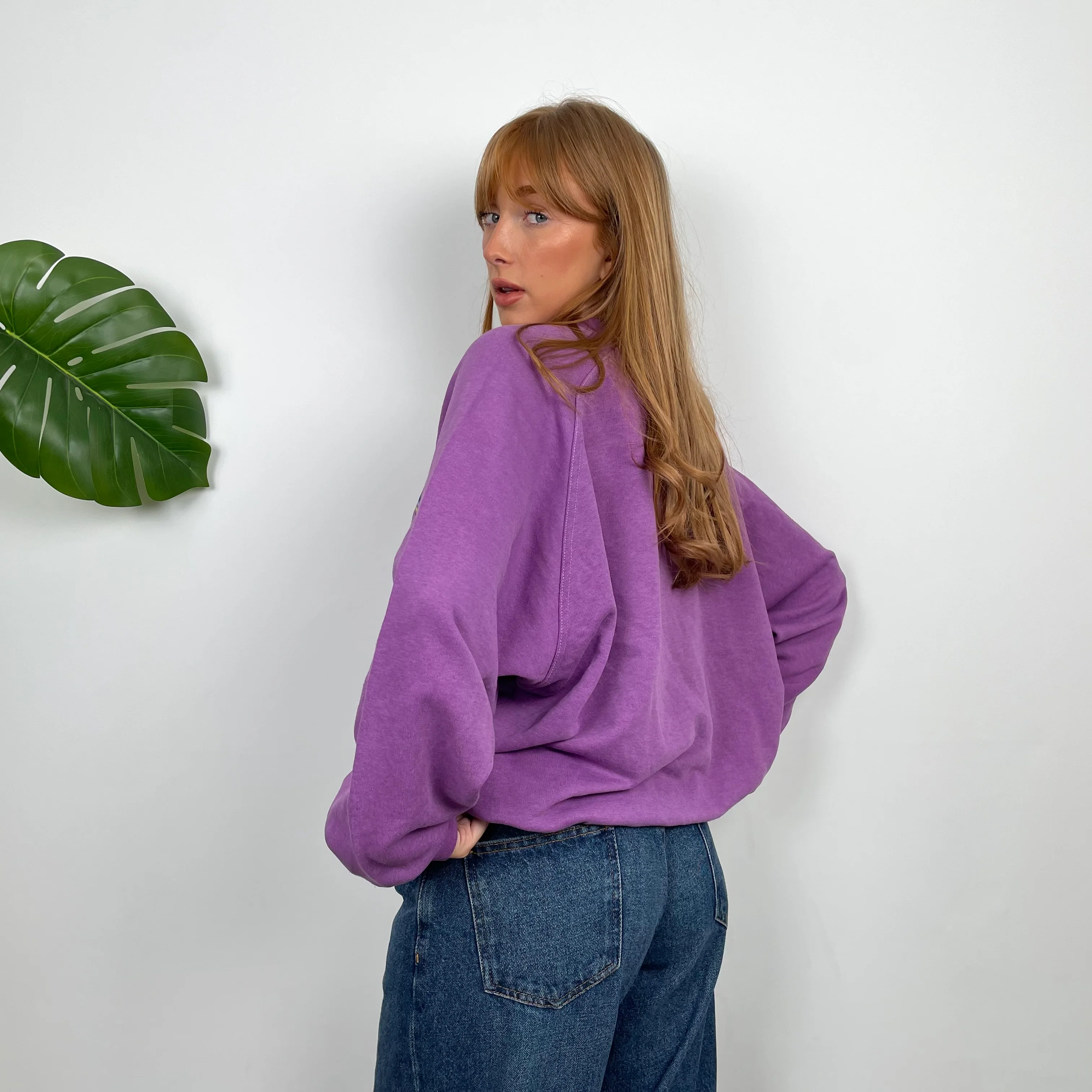 Adidas Purple Colour Sweatshirt (M) - Image 4