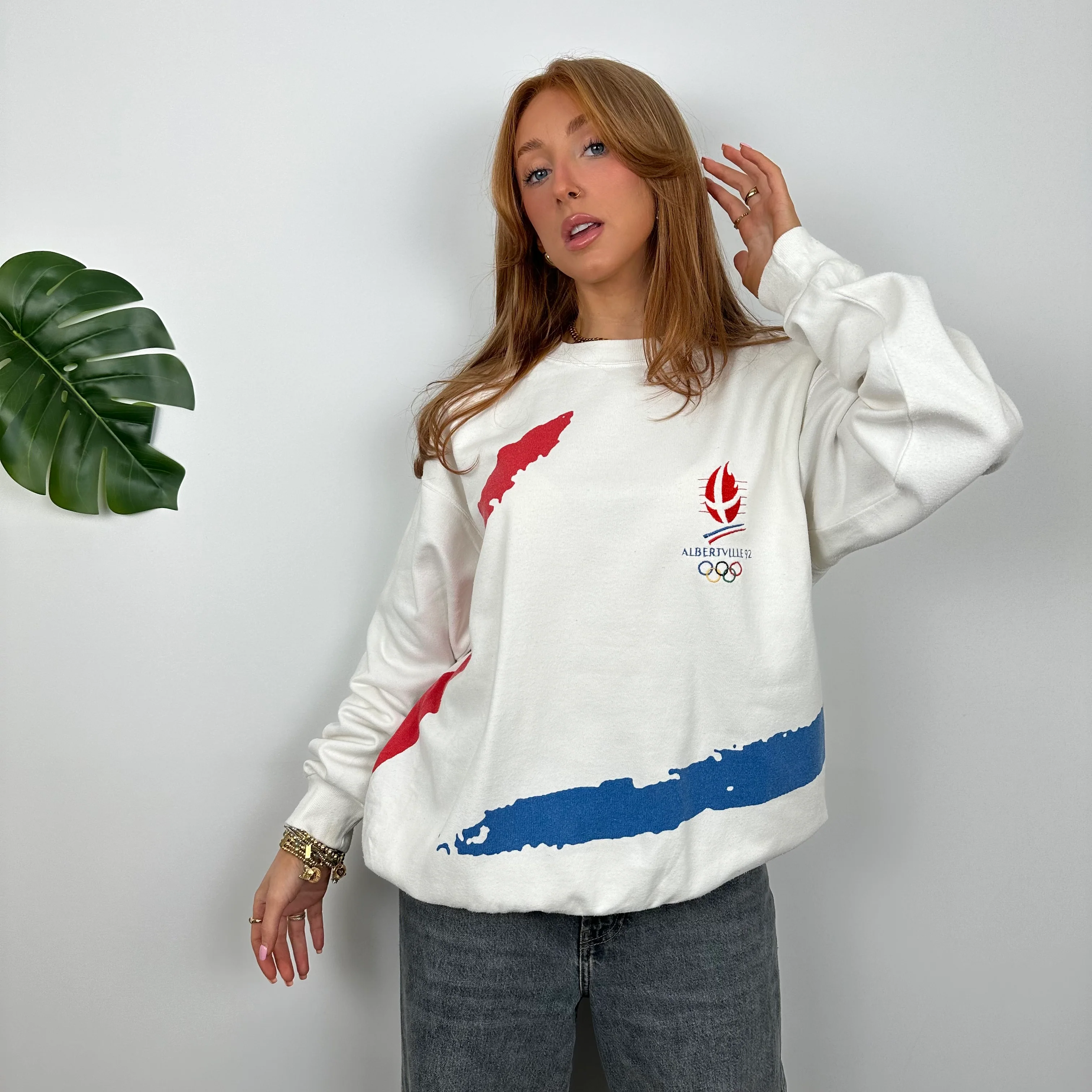 Adidas ULTRA RARE Winter Olympics 1992 Sweatshirt (M) - Image 6
