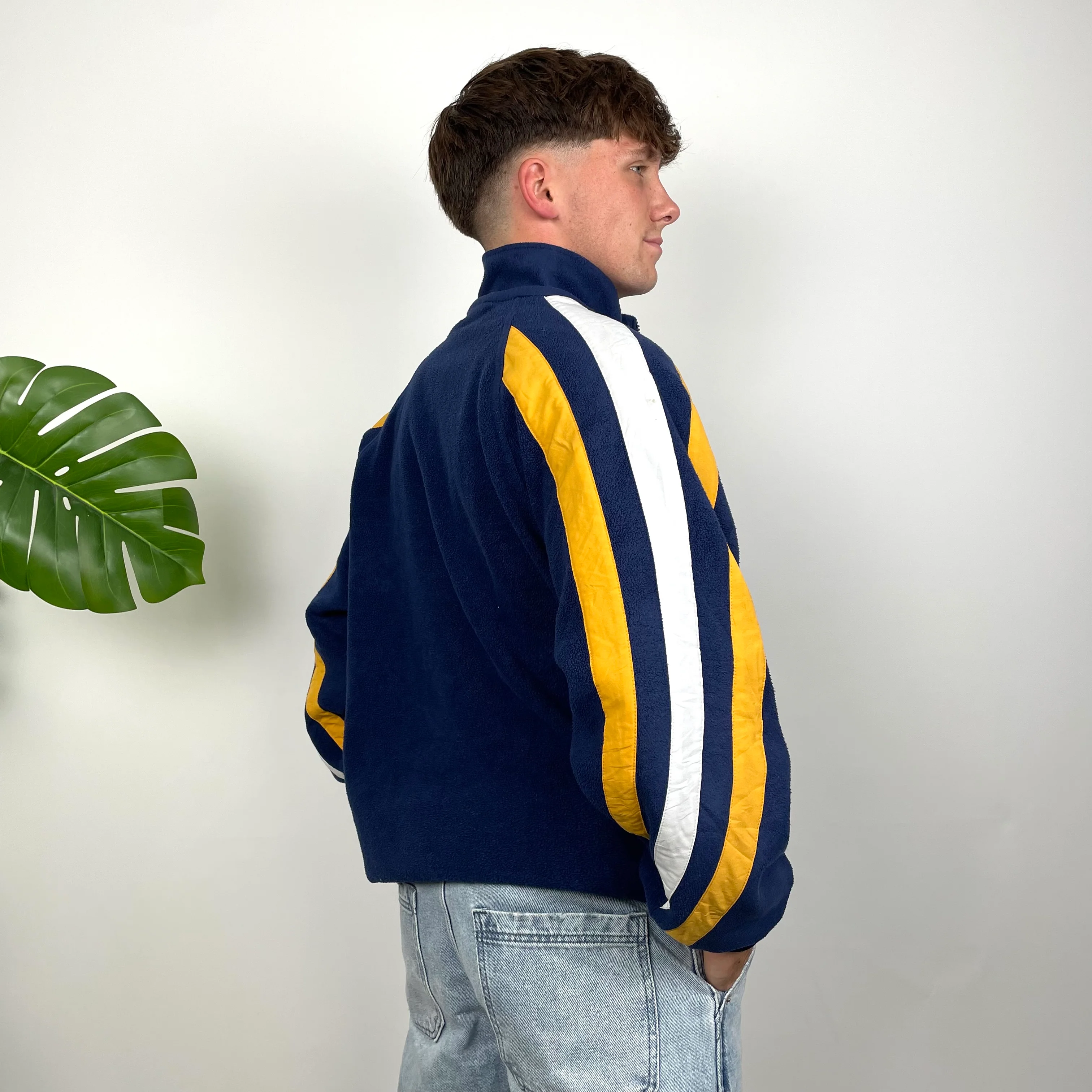 Adidas x Real Madrid CF Embroidered Spell Out Fleece Quarter Zip (XL) - Image 4