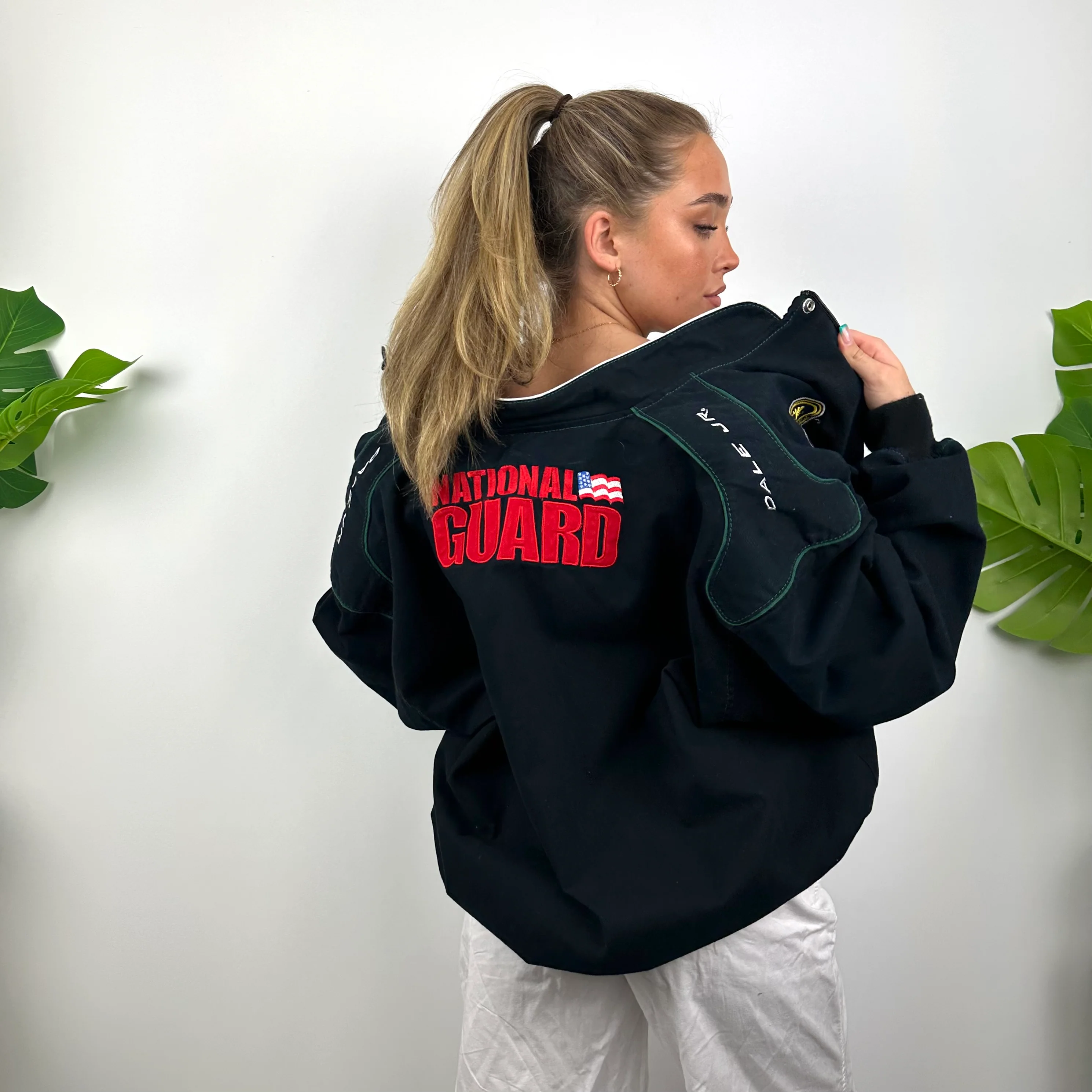 AMP Energy RARE Black NASCAR Racing Jacket (L) - Image 2