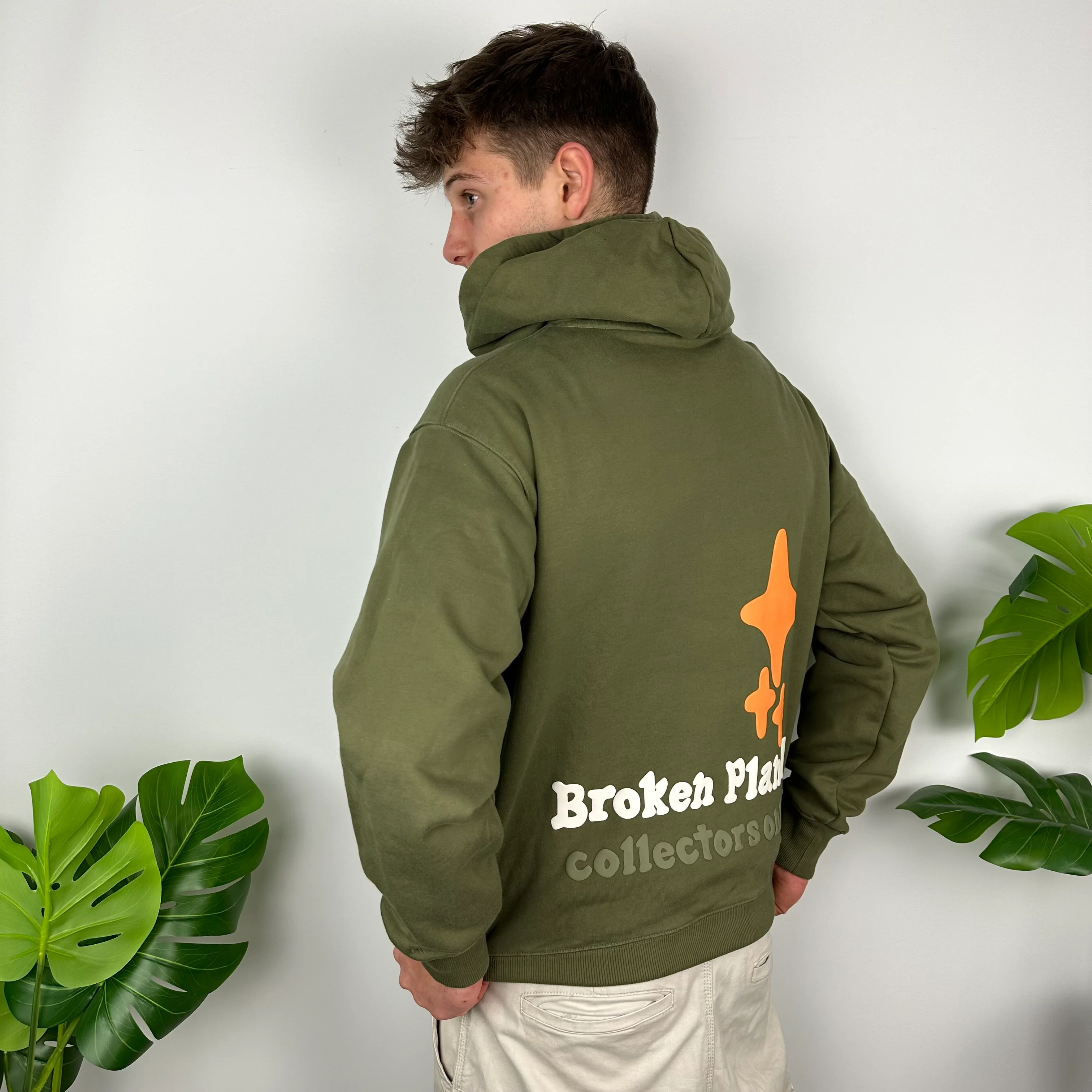 Broken Planet X Infinite Realities Green Spell Out Hoodie (M) - Image 5