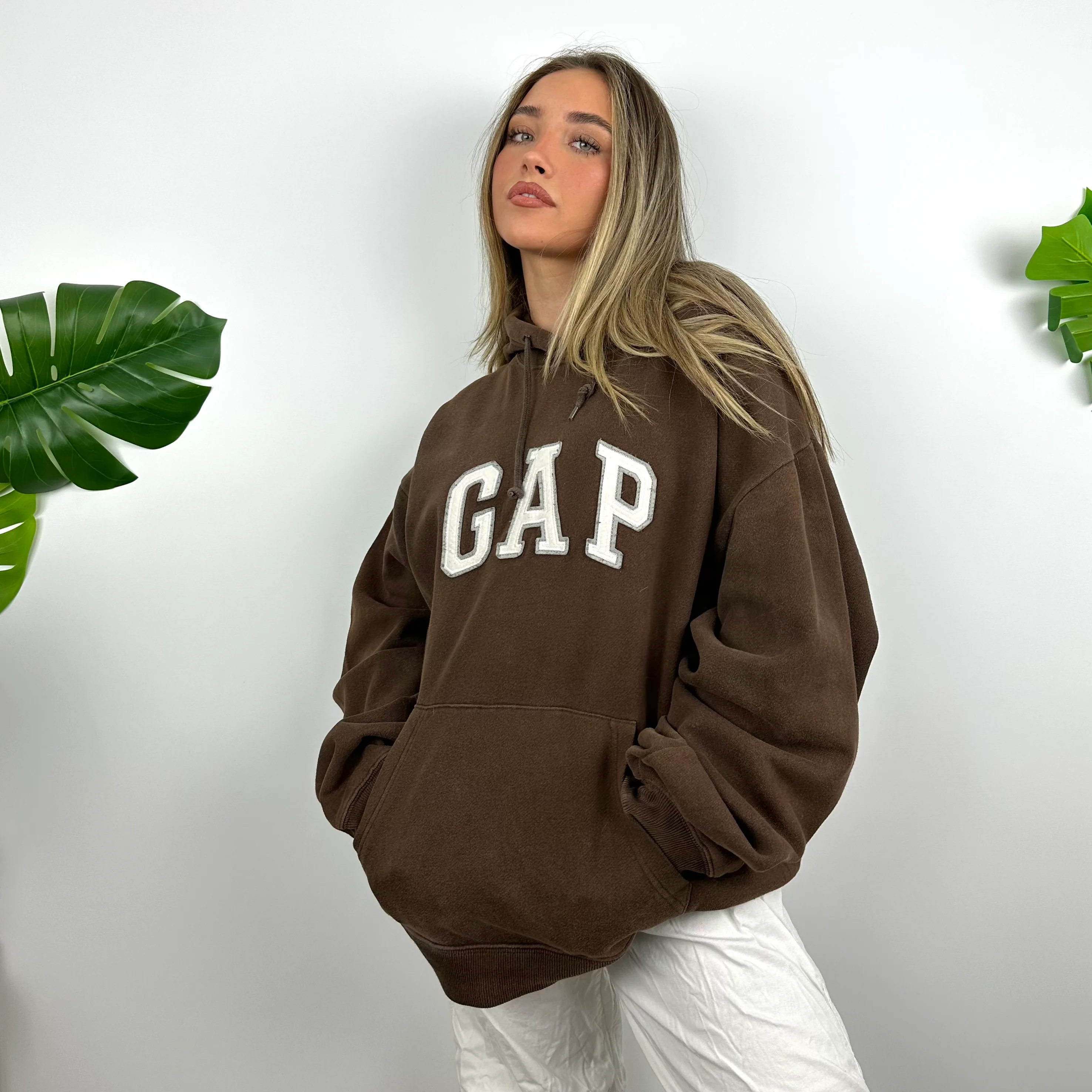 Brown GAP Hoodie (XL) - Image 6