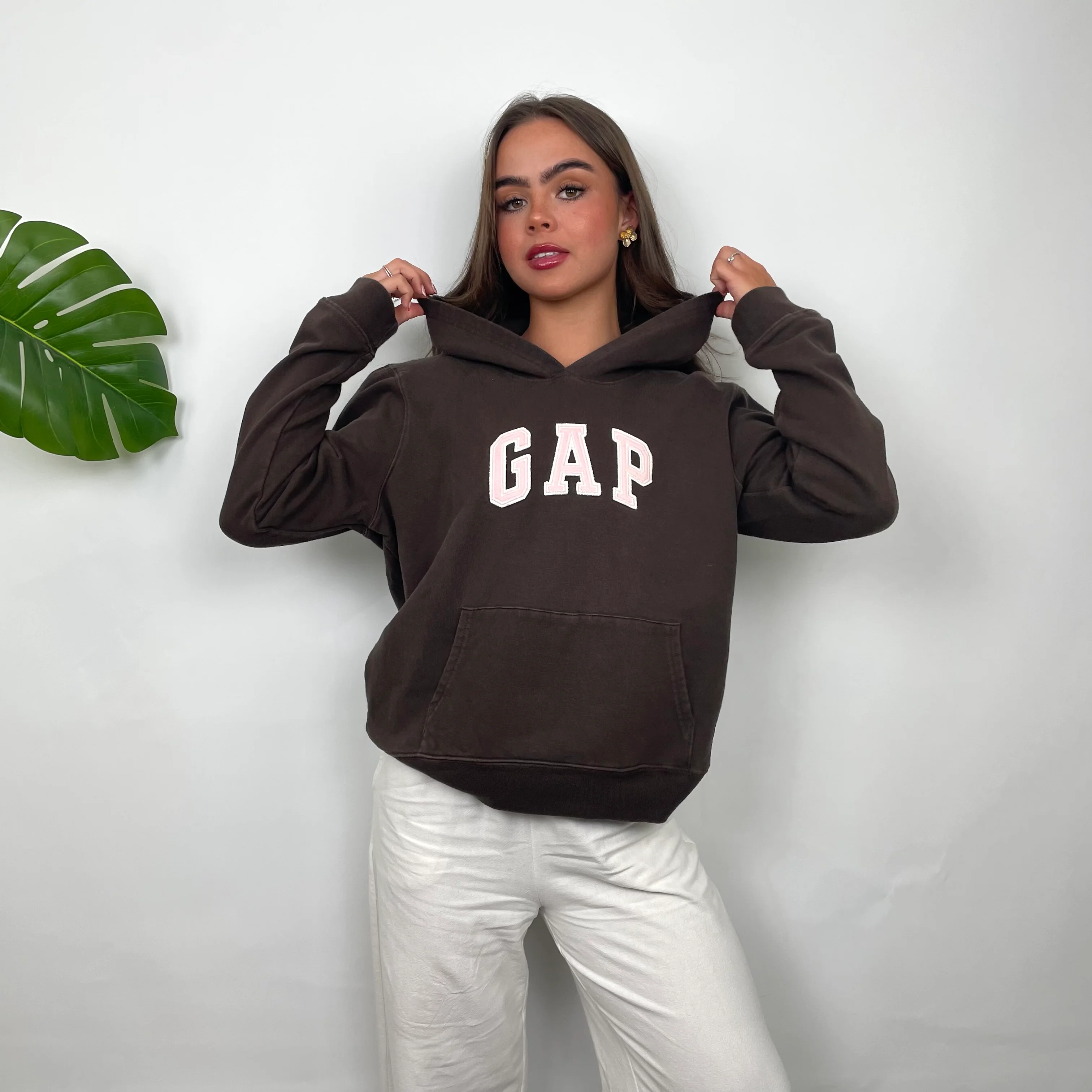 Brown GAP Hoodie (S) - Image 4
