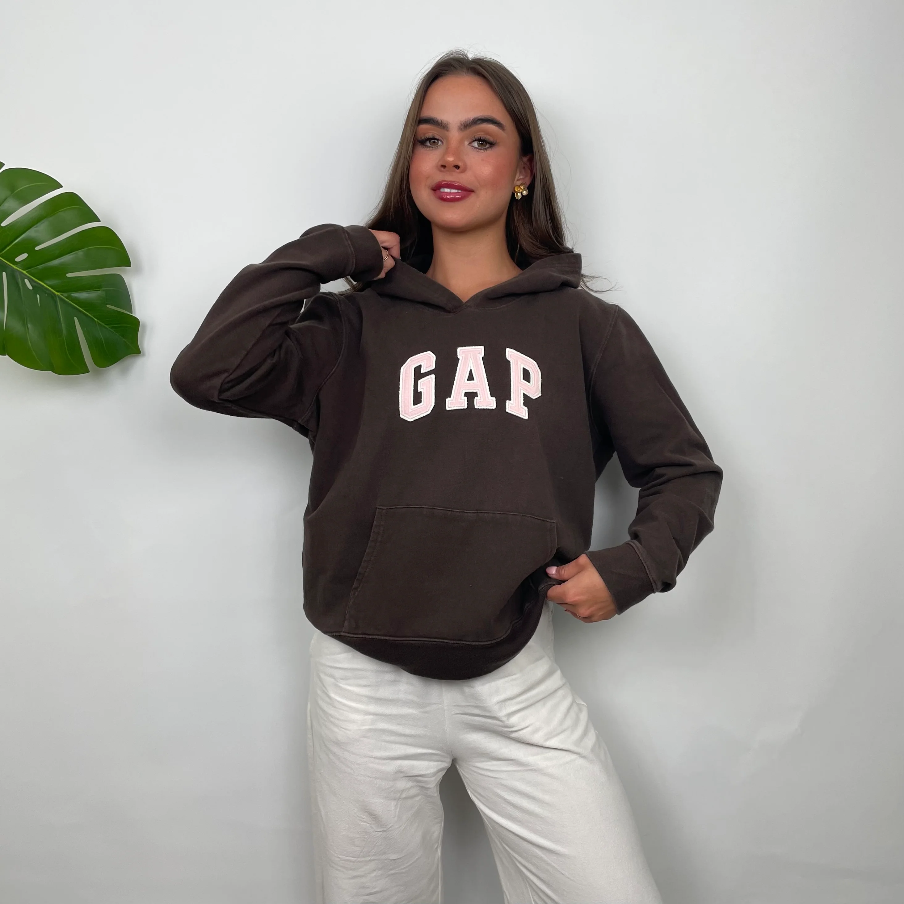 Brown GAP Hoodie (S) - Image 9