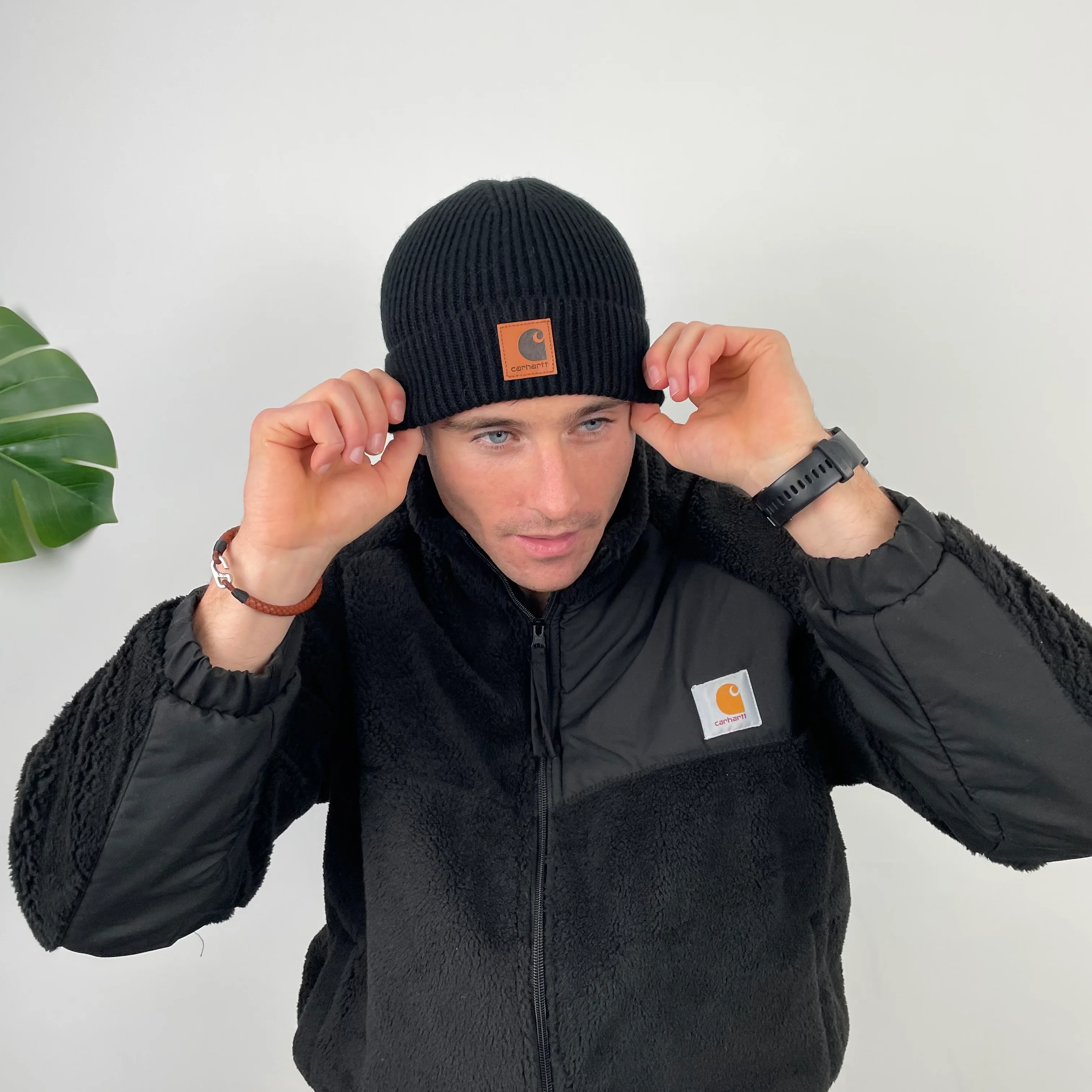 Carhartt Beanie in Black - Image 2