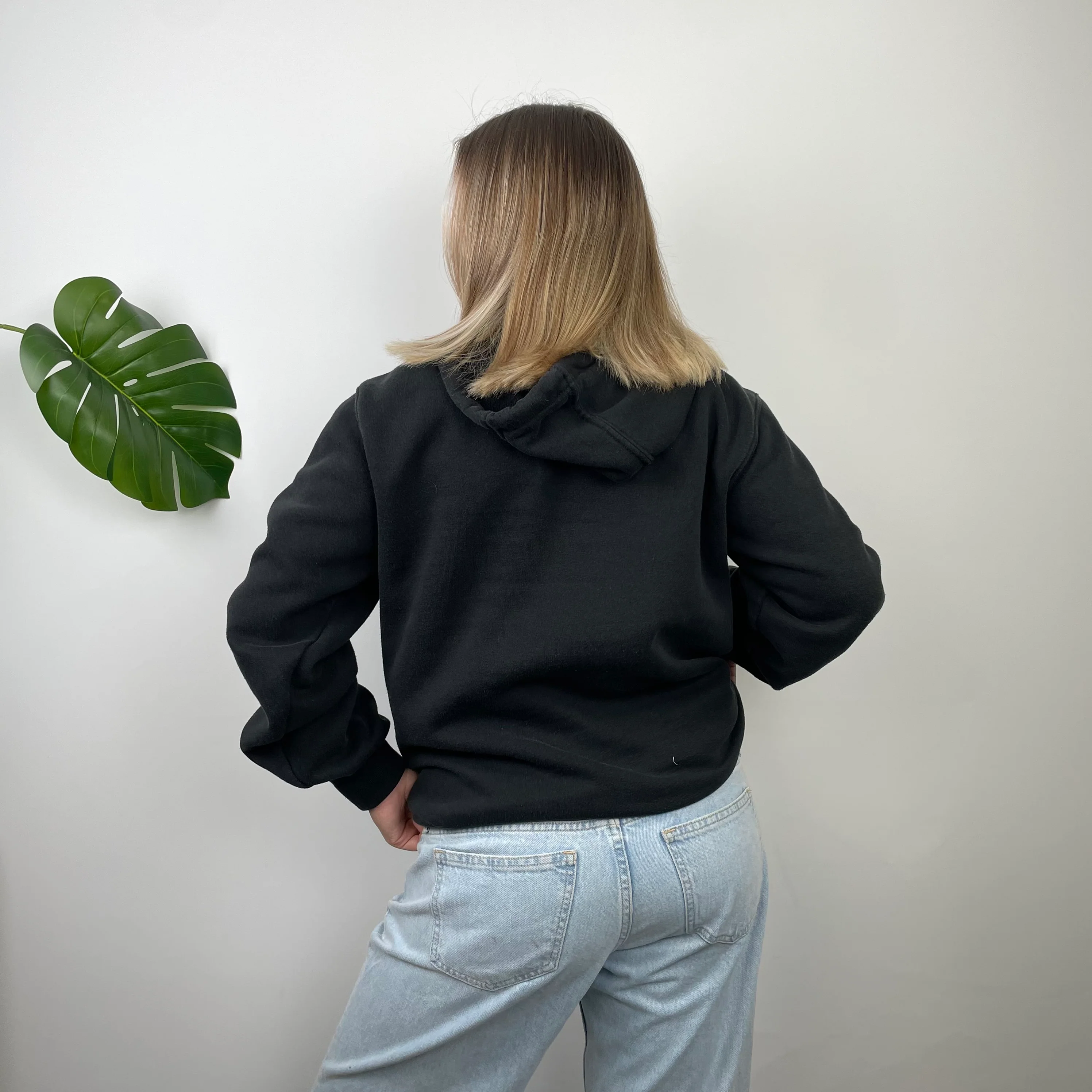 Carhartt Black Embroidered Logo Hoodie (M) - Image 5
