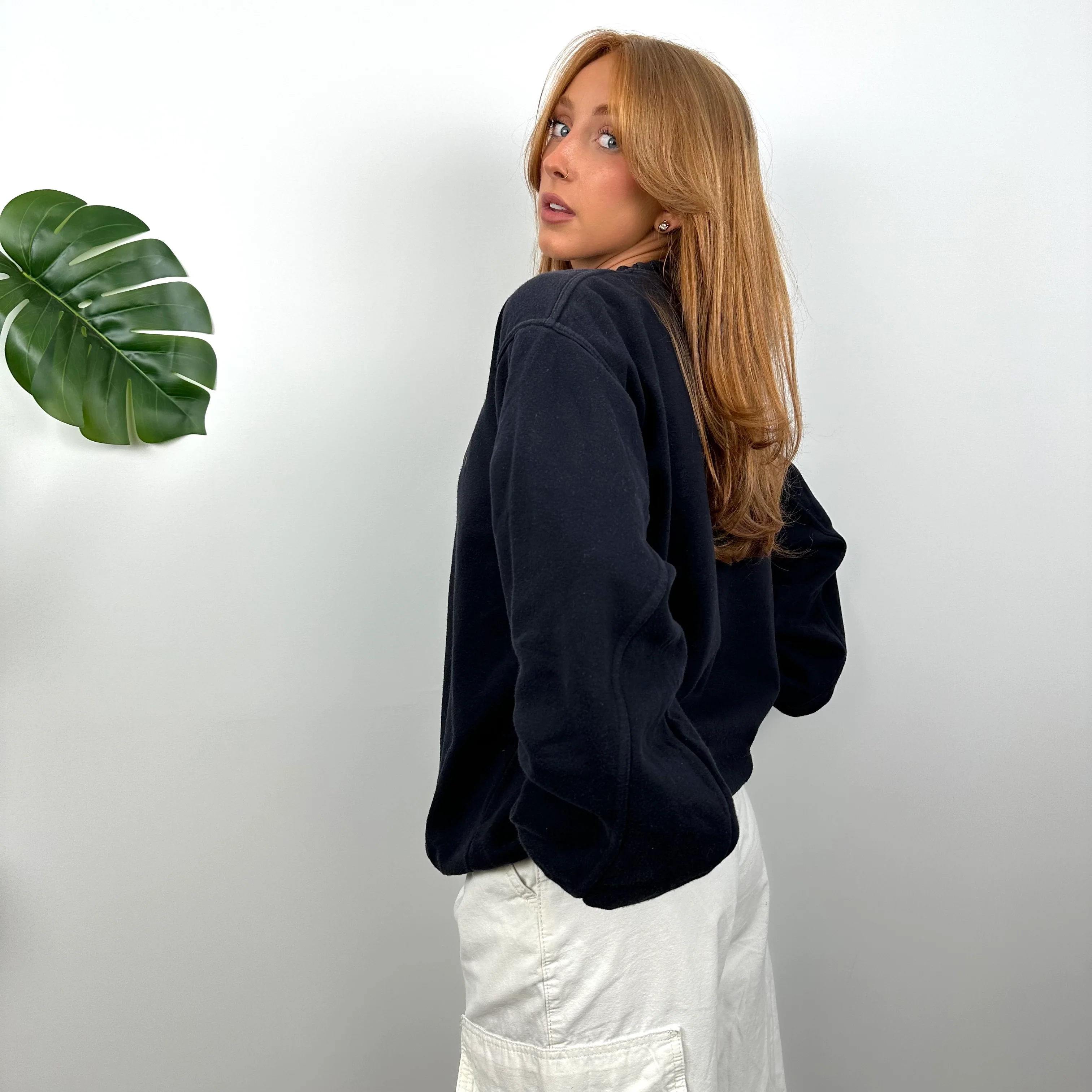 Carhartt Navy Embroidered Spell Out Sweatshirt (S) - Image 5
