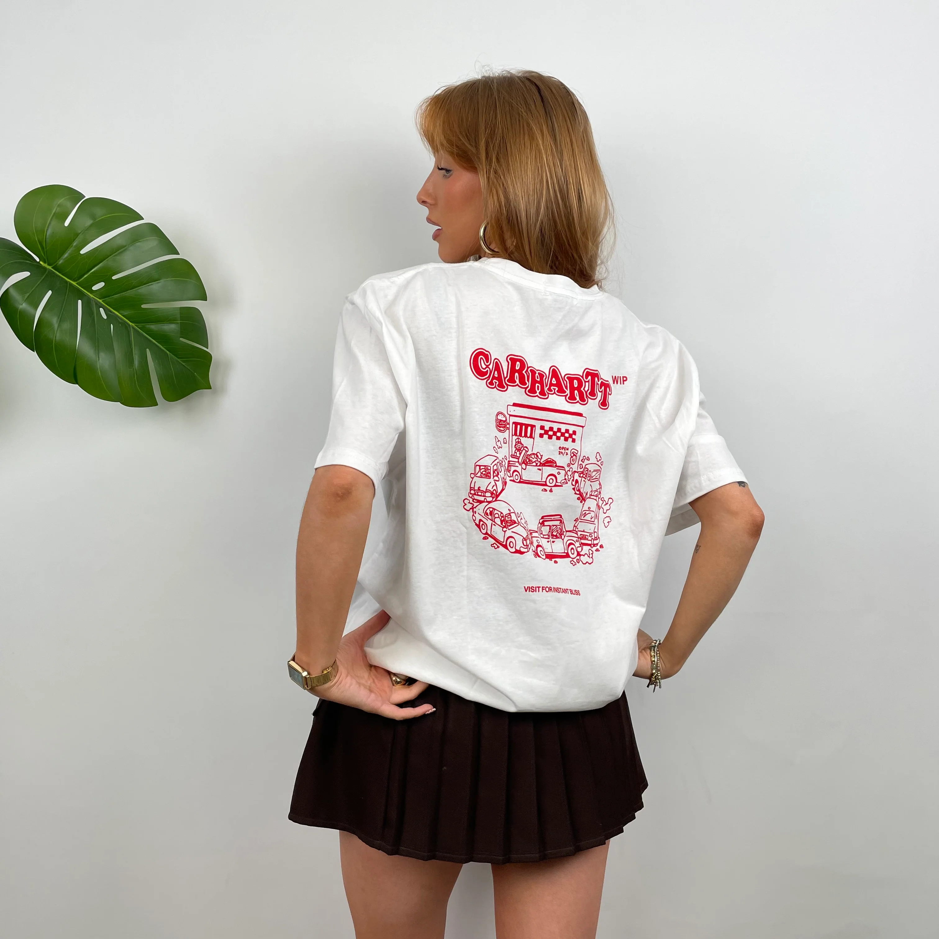 Carhartt RARE White Logo T Shirt (L)