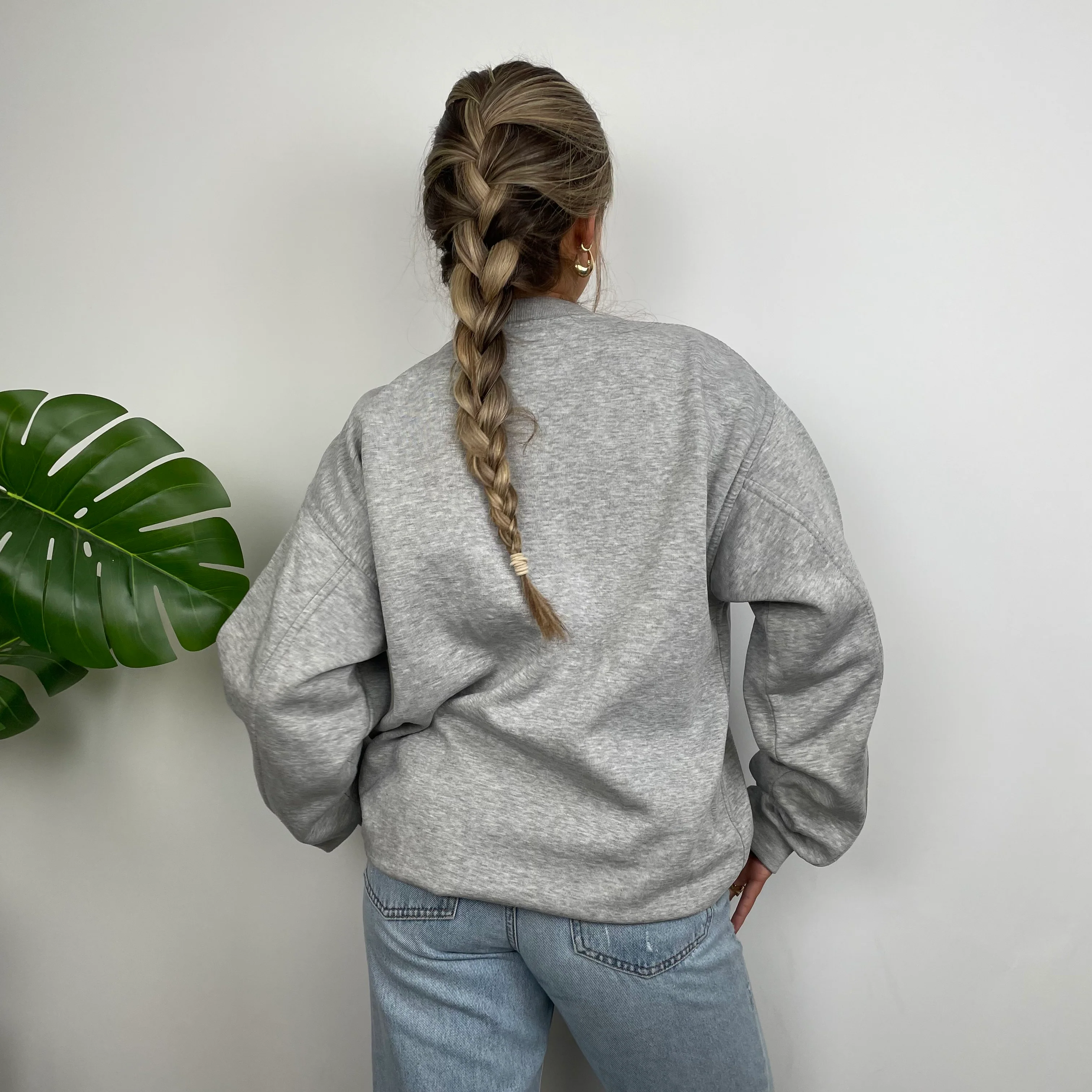 Diesel Grey Embroidered Spell Out Sweatshirt (XL) - Image 20
