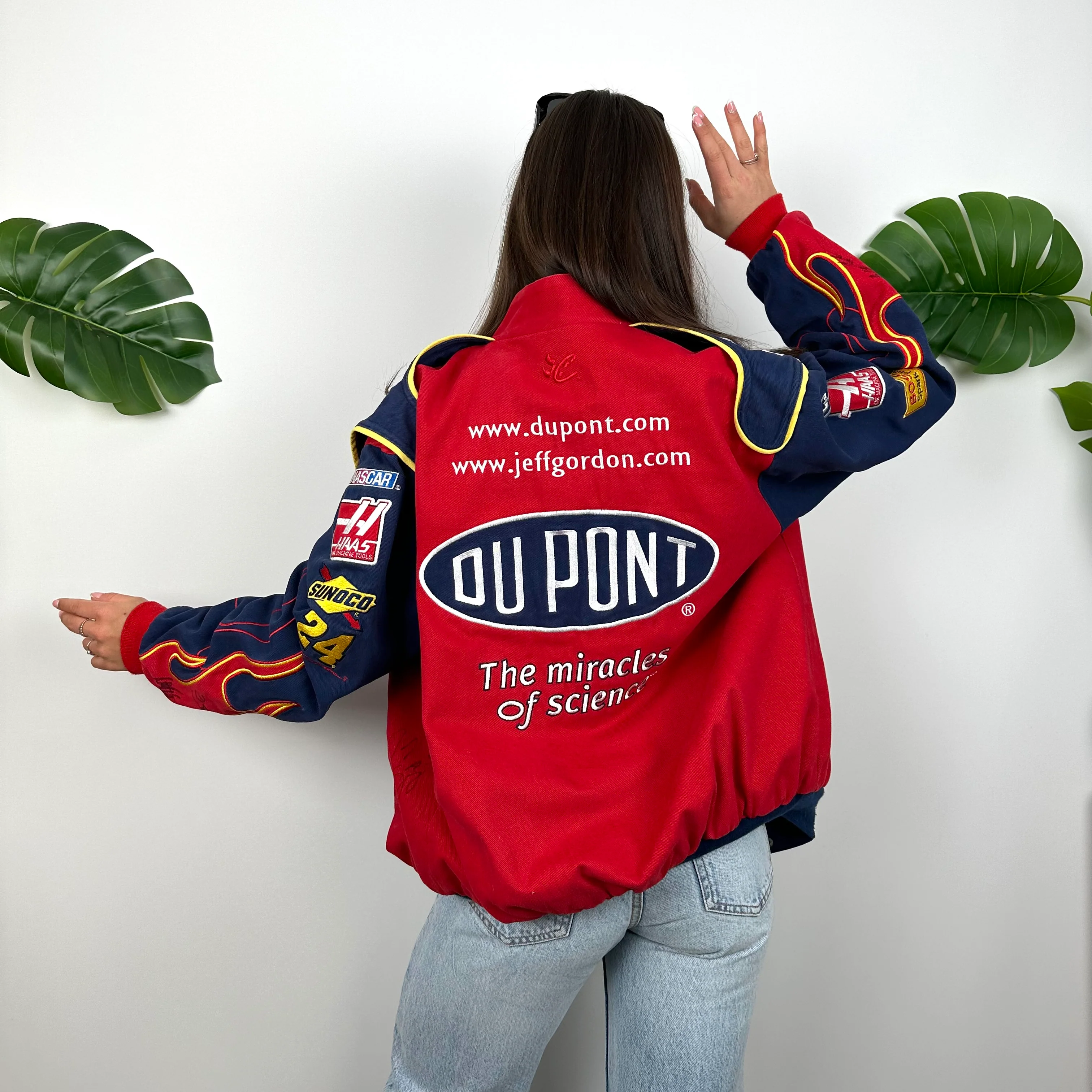 DuPont Red NASCAR Racing Jacket (M) - Image 3
