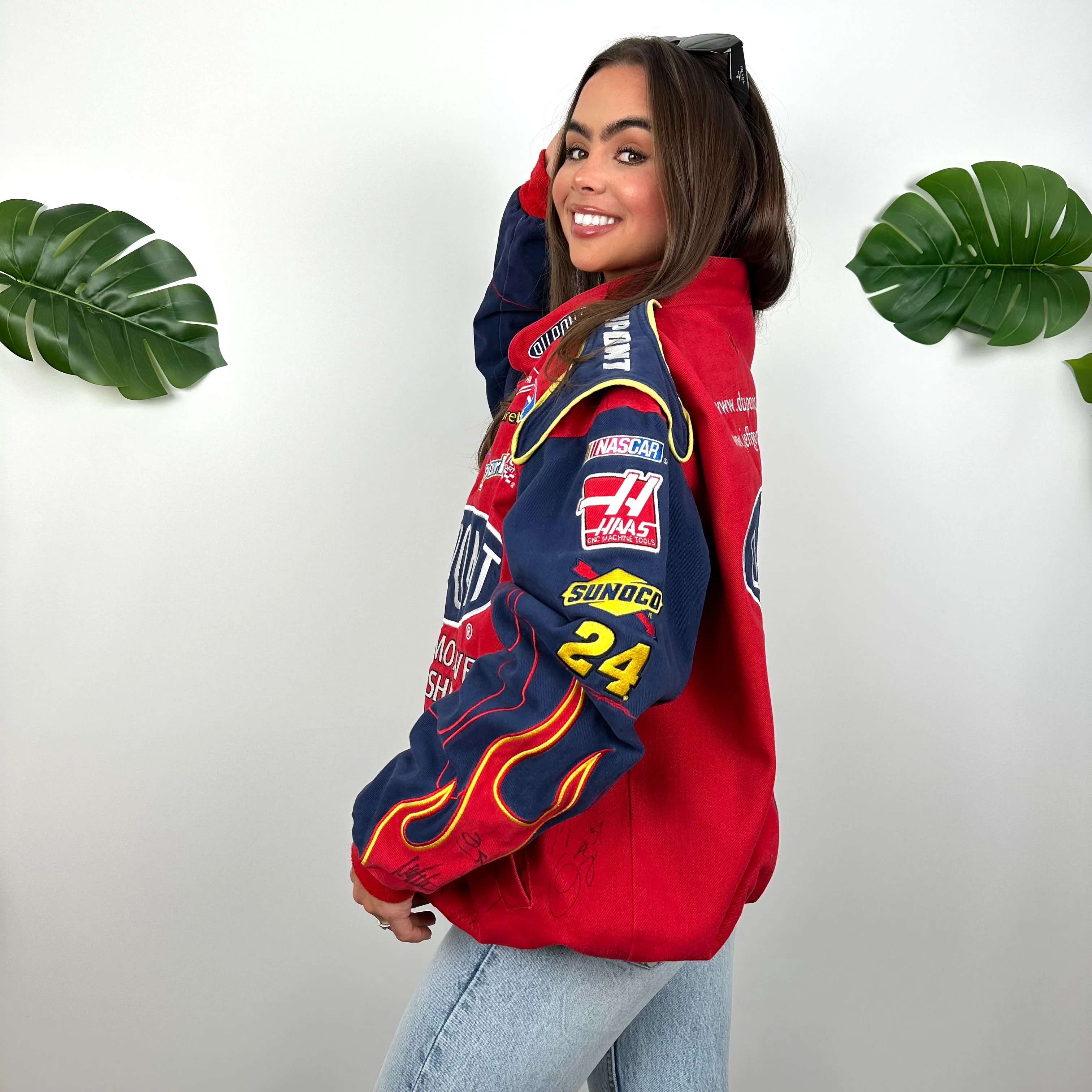 DuPont Red NASCAR Racing Jacket (M) - Image 5