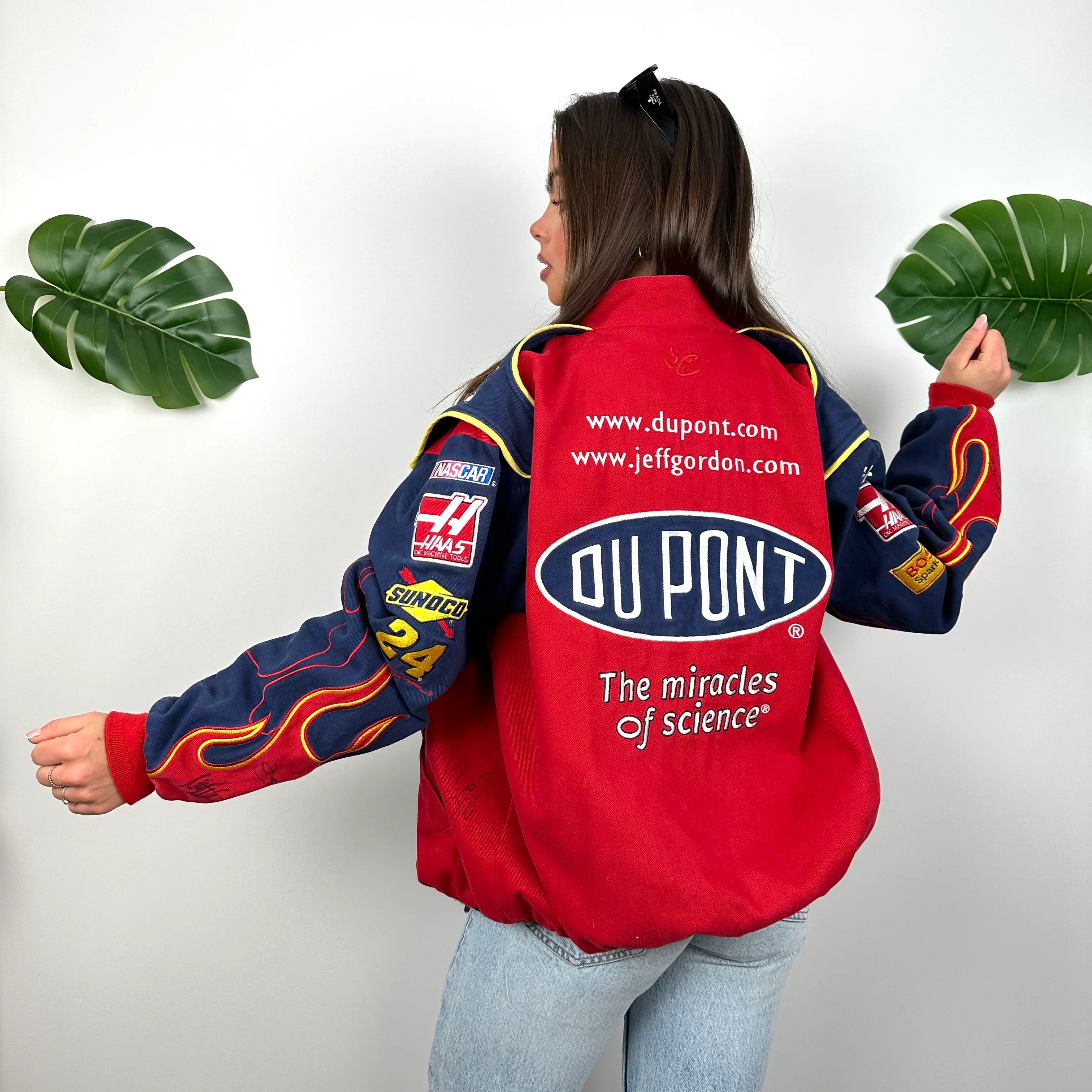 DuPont Red NASCAR Racing Jacket (M) - Image 6
