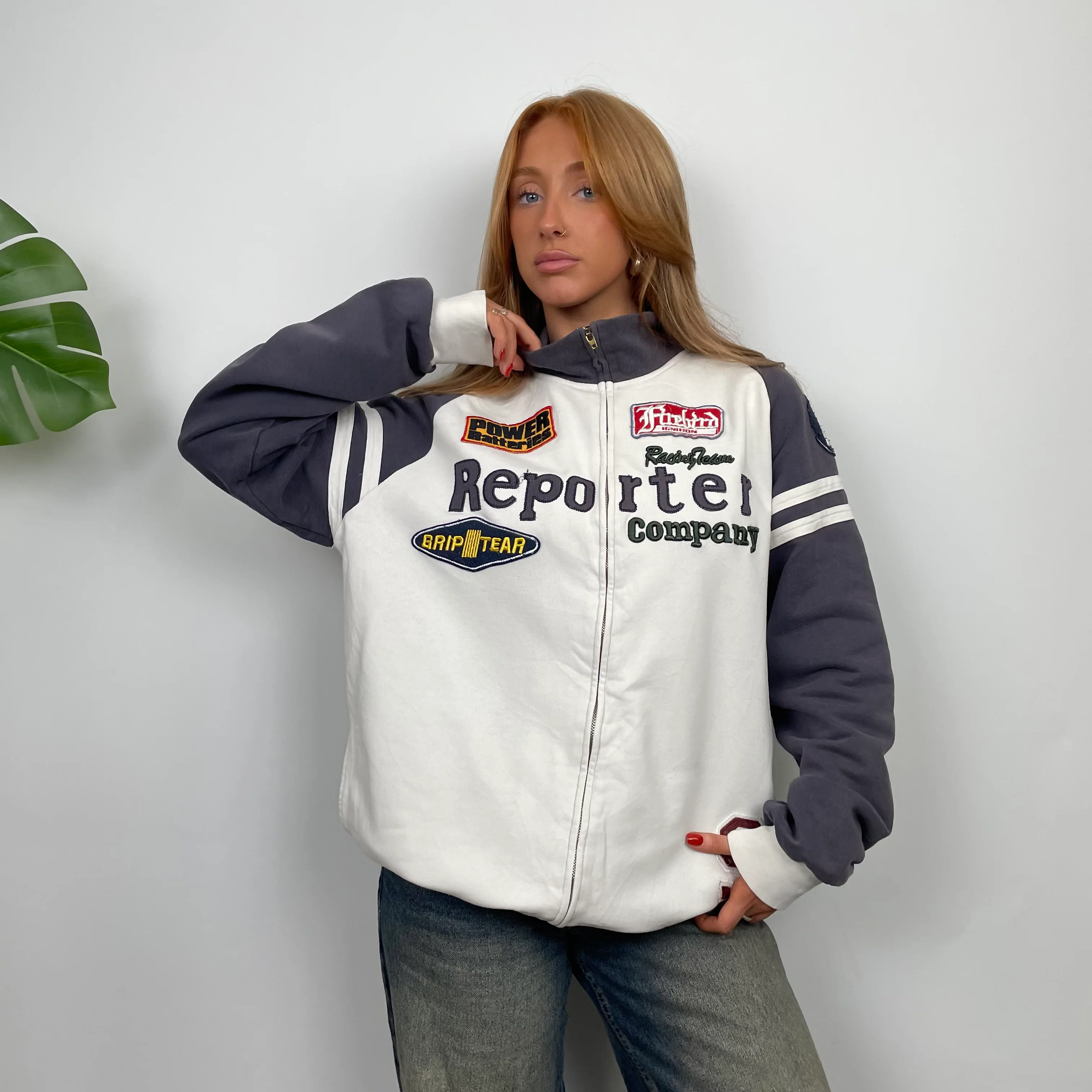 F1 Style Zip Up Sweatshirt Jacket (XL) - Image 7