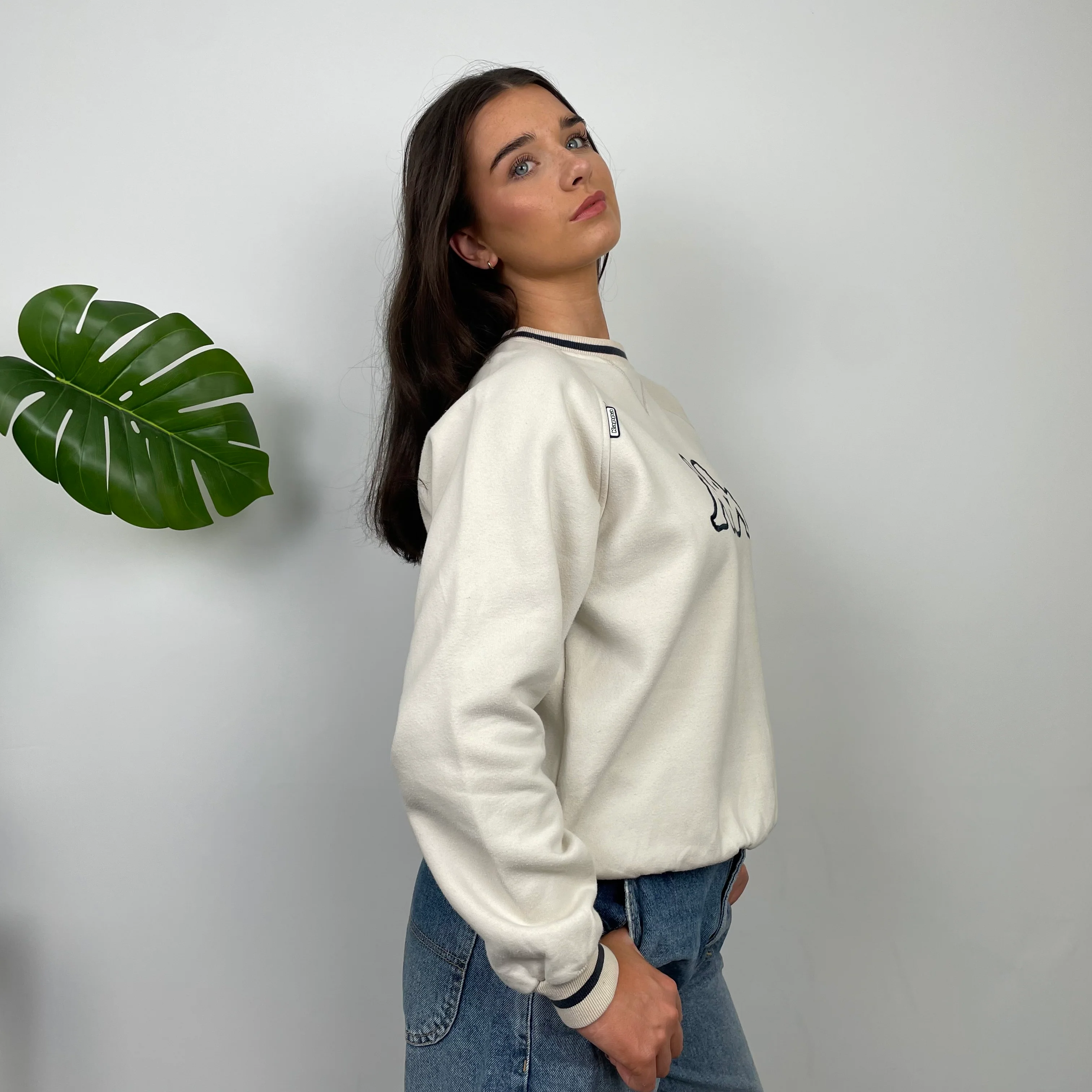 Kappa Tan Embroidered Logo Sweatshirt (S) - Image 5