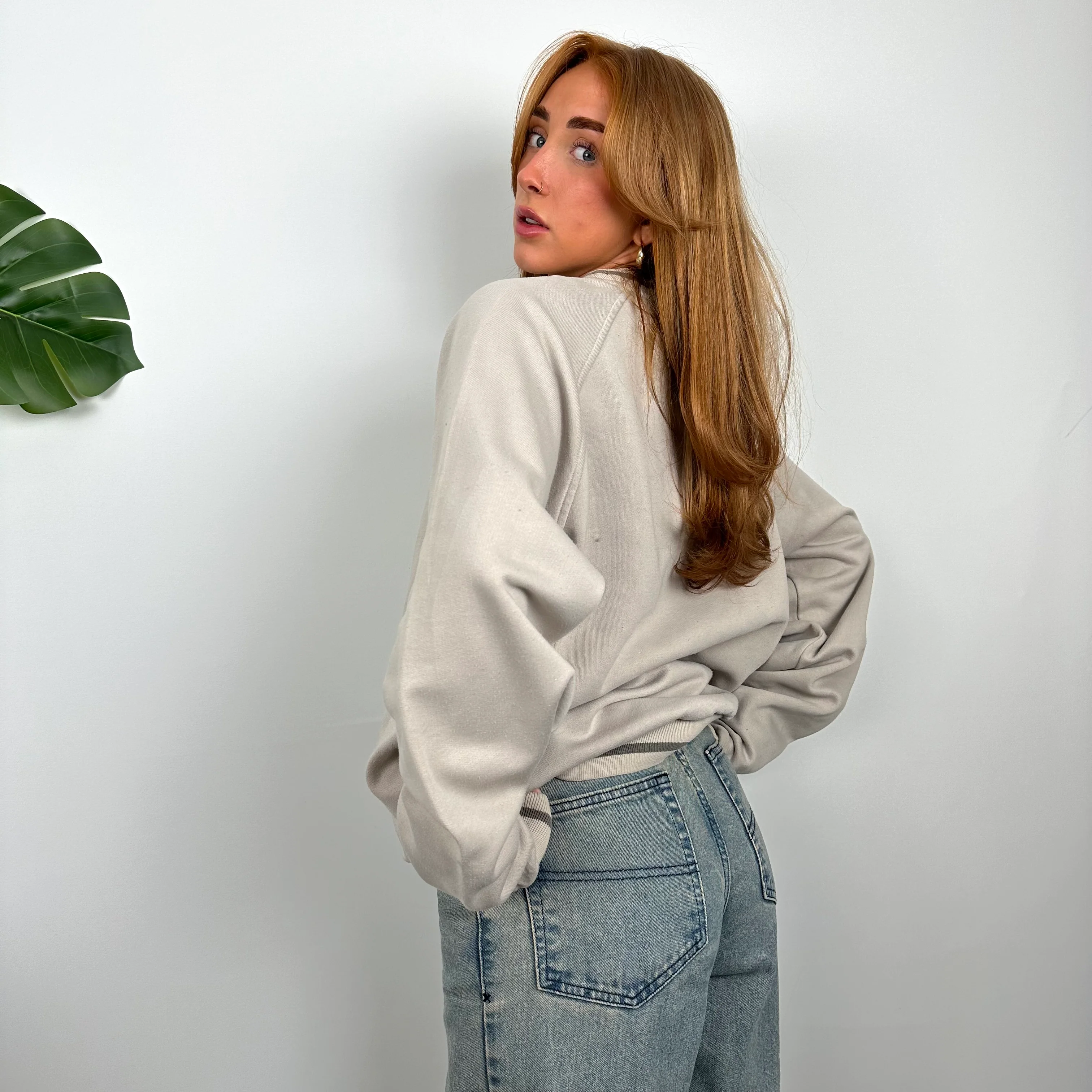 Kappa Tan Embroidered Logo Sweatshirt (M) - Image 6