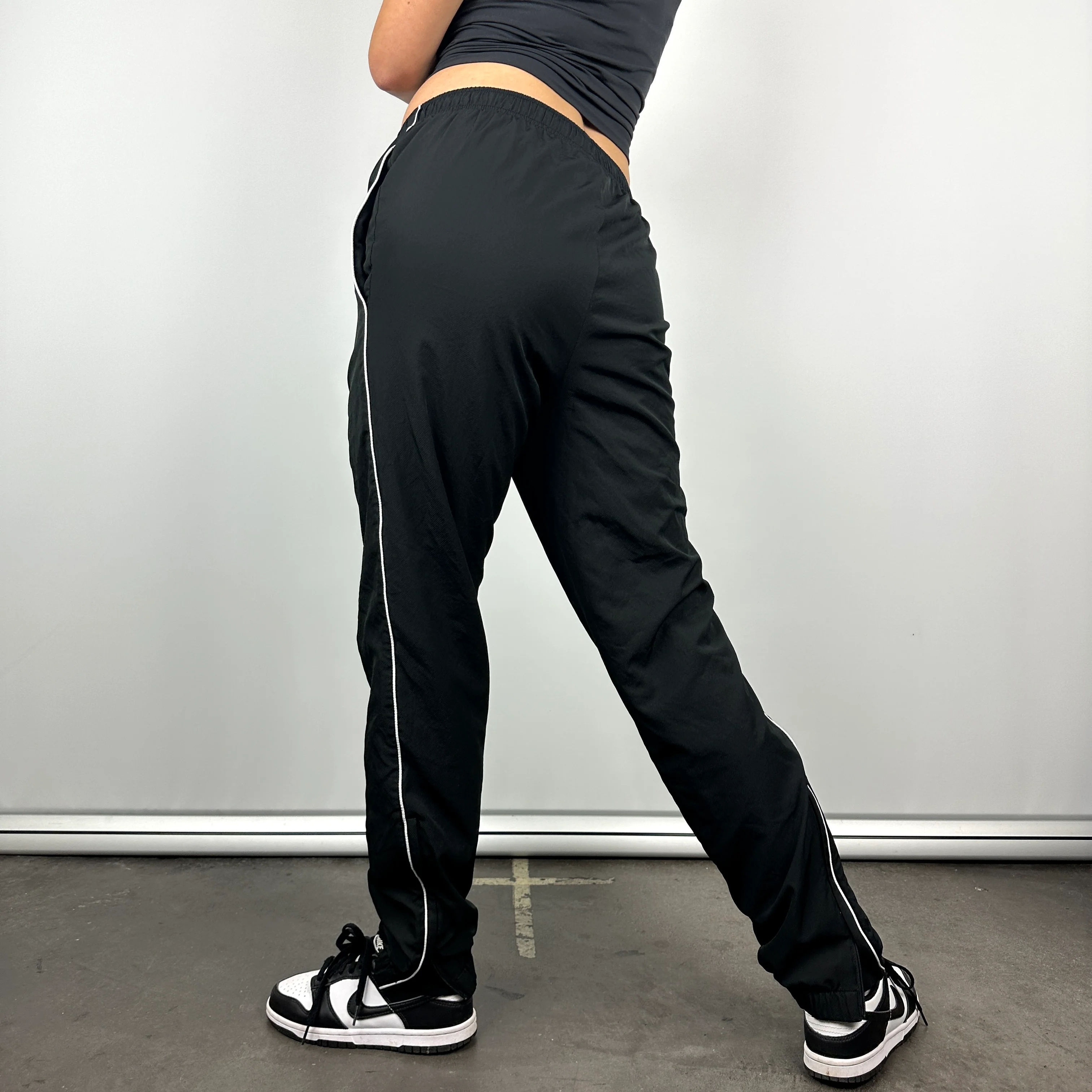 Lacoste Black Embroidered Logo Track Pants (M) - Image 4