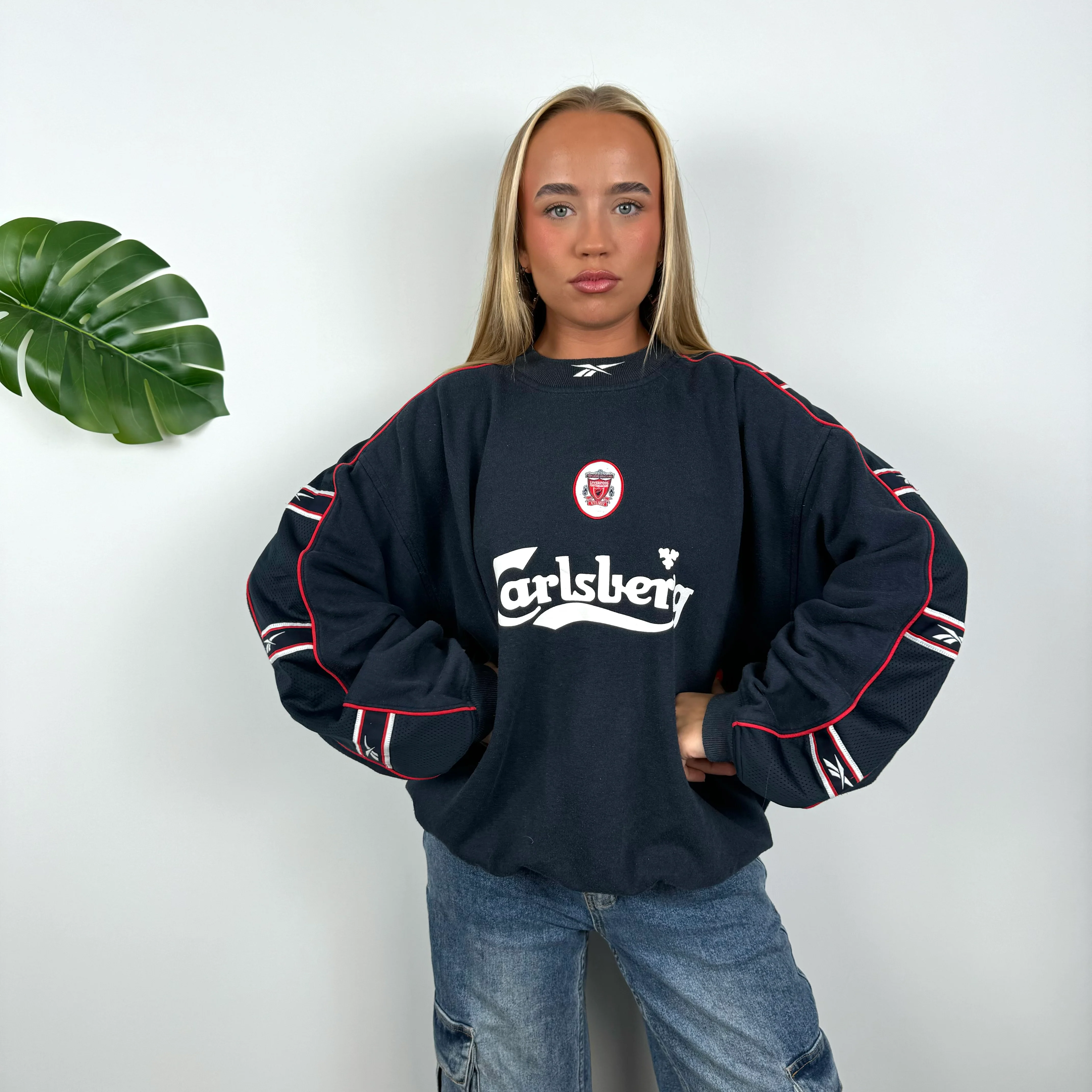 Liverpool FC x Reebok Embroidered Spell Out Sweatshirt (M) - Image 6