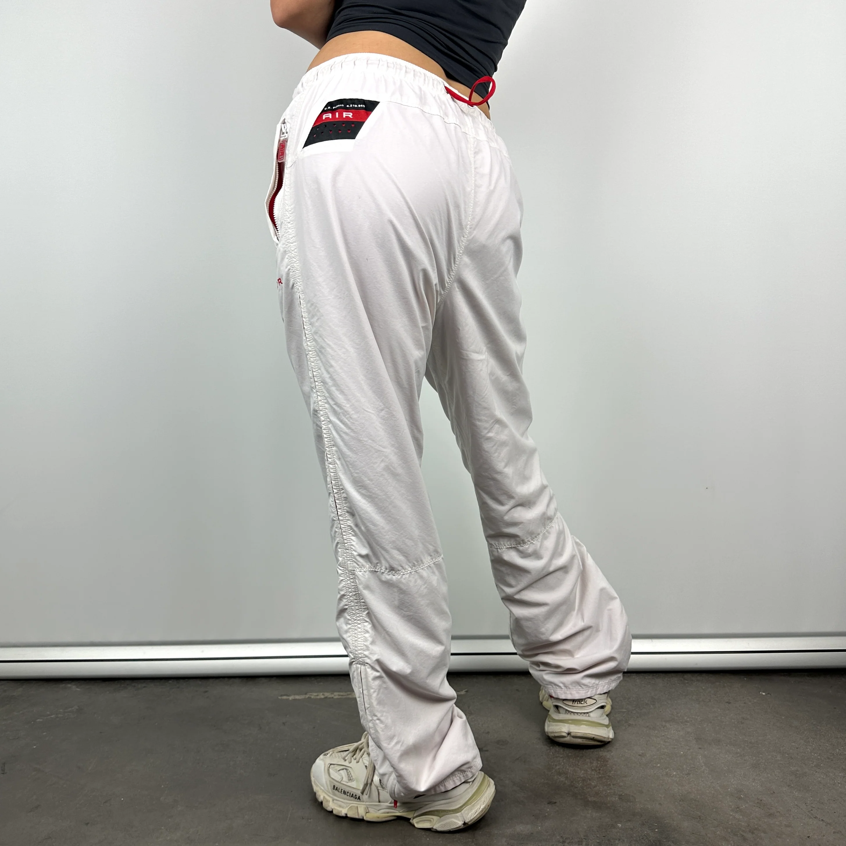 Nike Air White Spell Out Track Pants (M) - Image 2