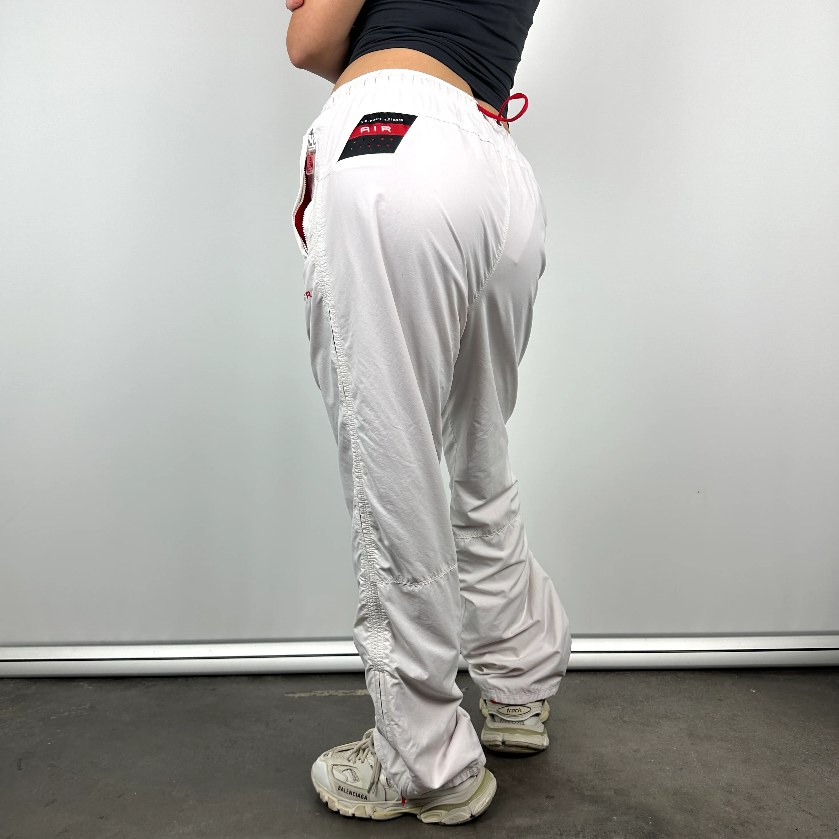 Nike Air White Spell Out Track Pants (M) - Image 4