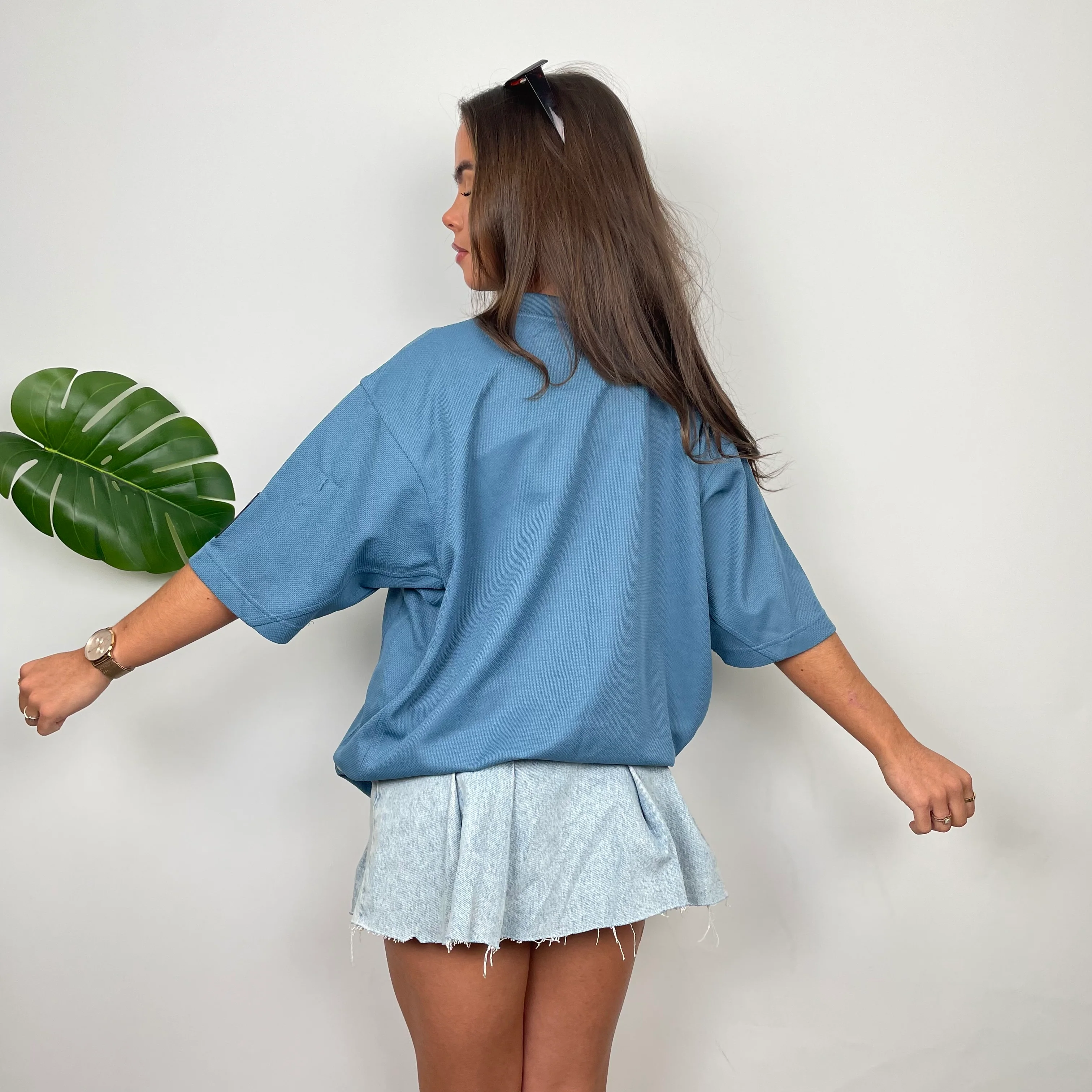 Nike Baby Blue Swoosh T Shirt (XL) - Image 9