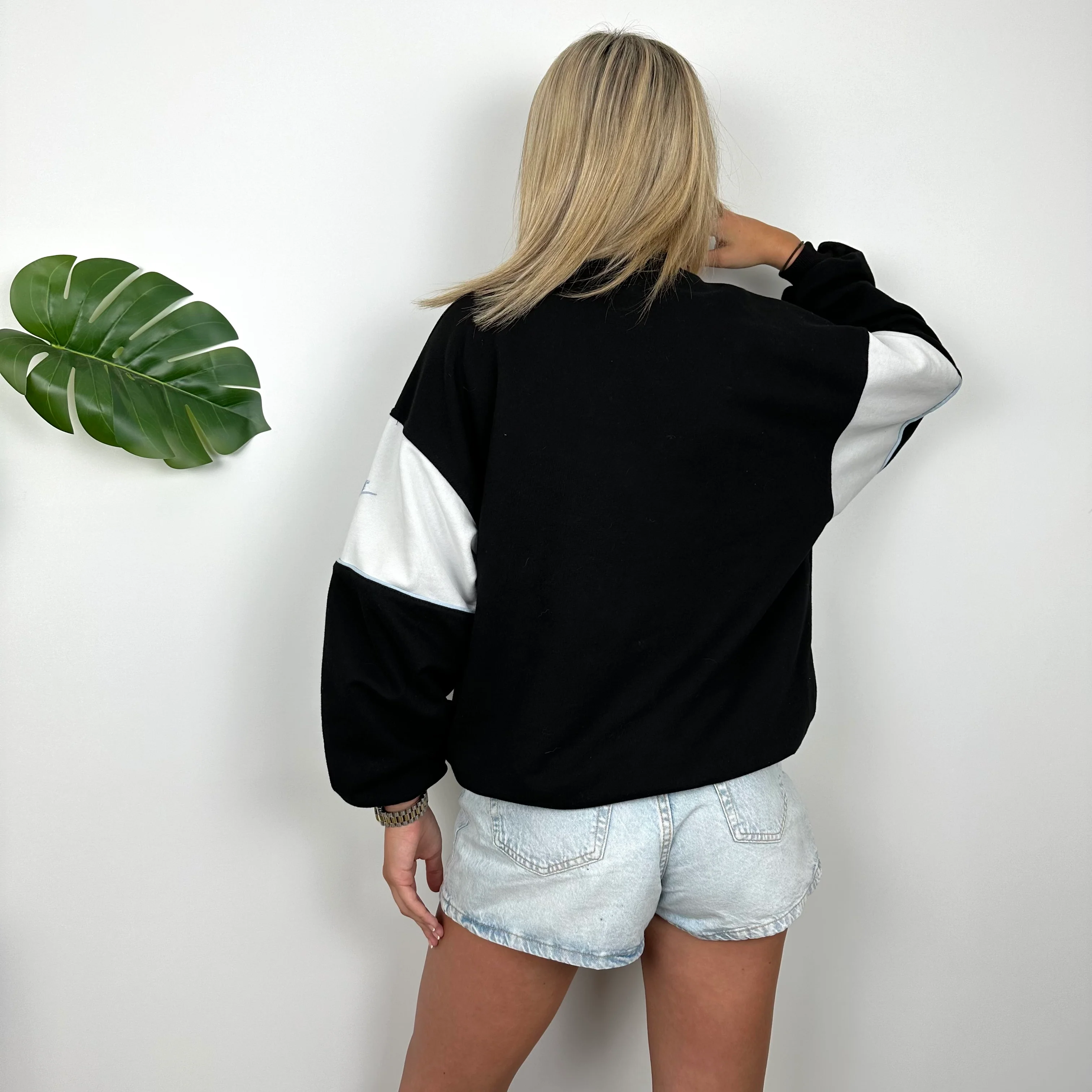 Nike Black Embroidered Spell Out Sweatshirt (M) - Image 4