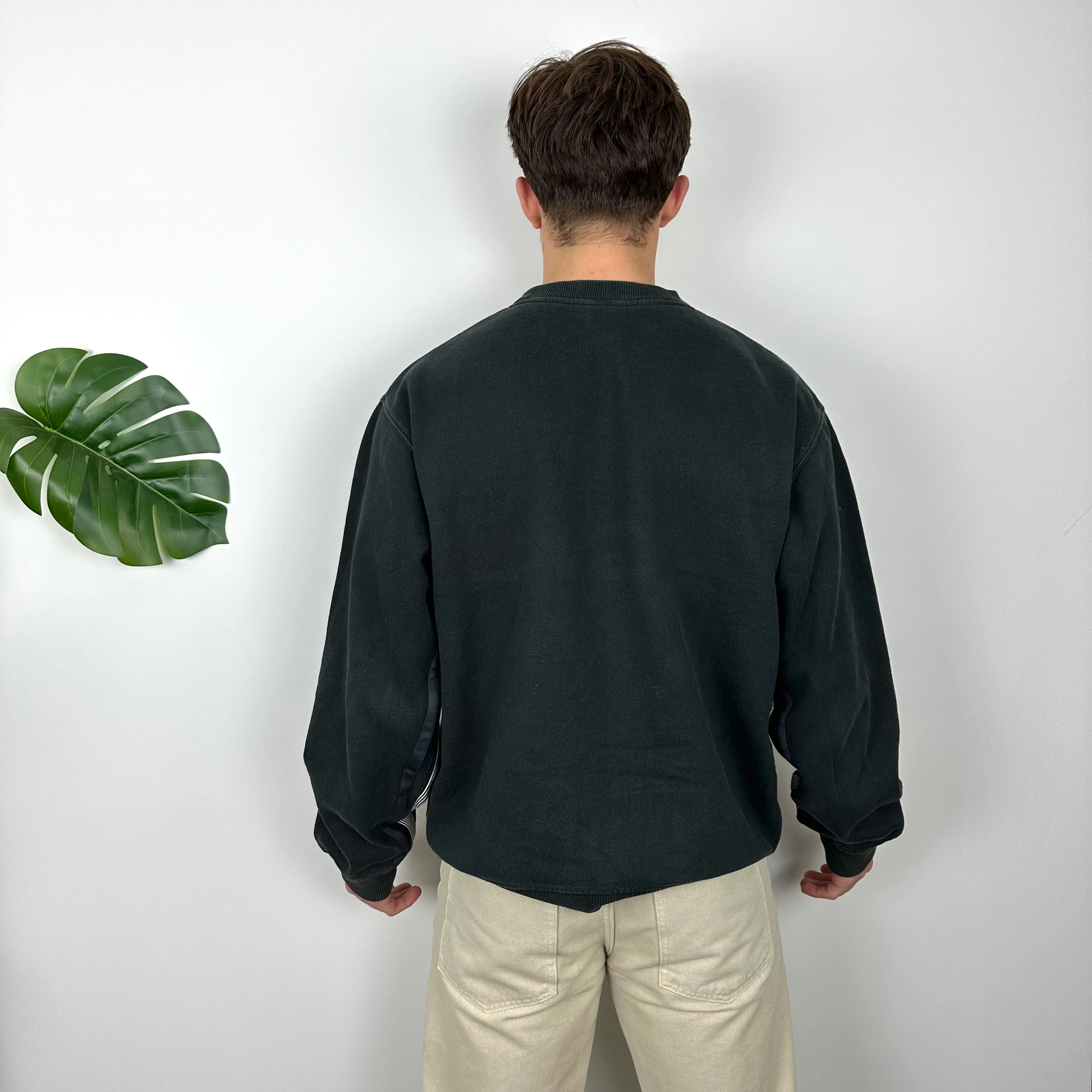 Nike Black Embroidered Spell Out Sweatshirt (L) - Image 5
