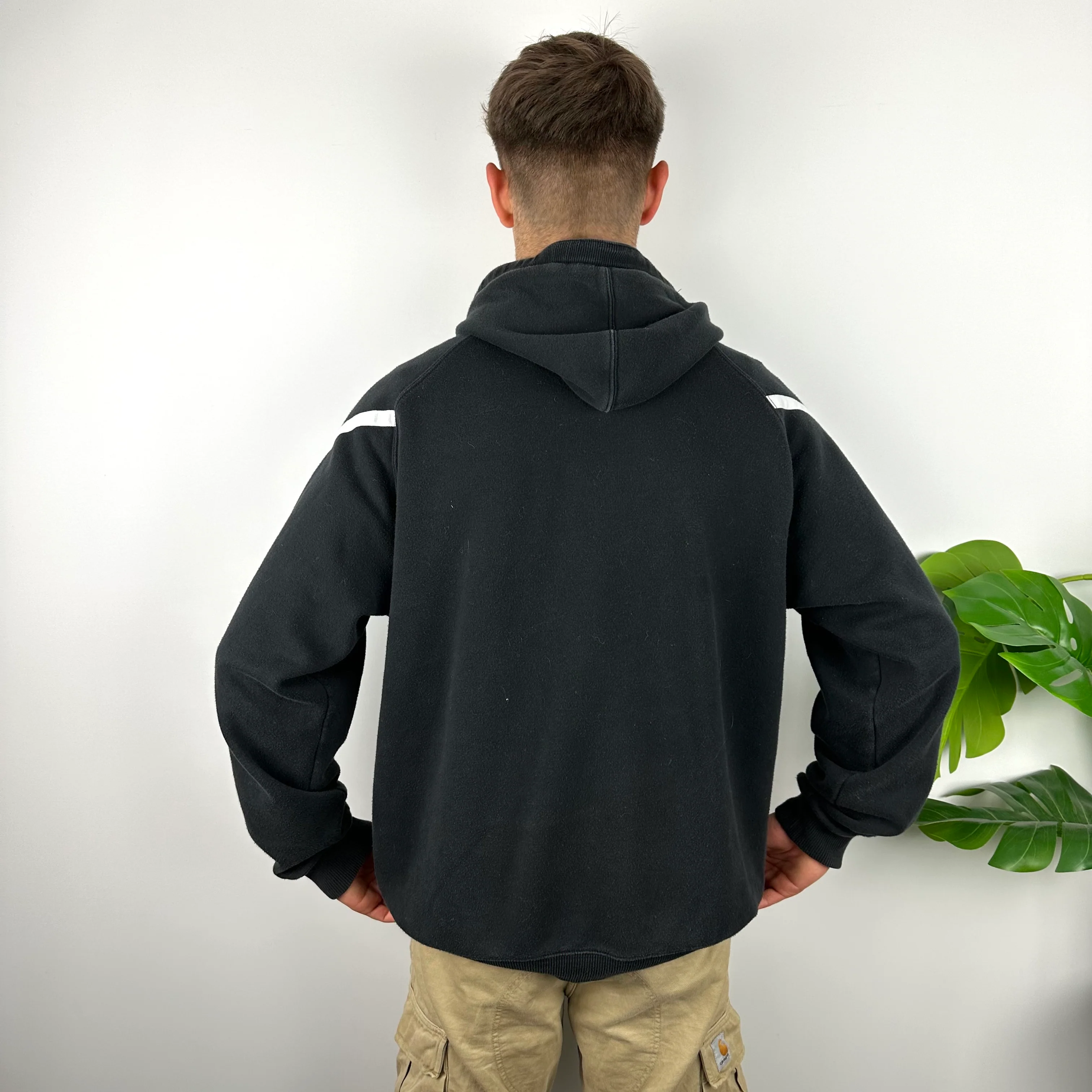 Nike Black Spell Out Hoodie (L) - Image 3