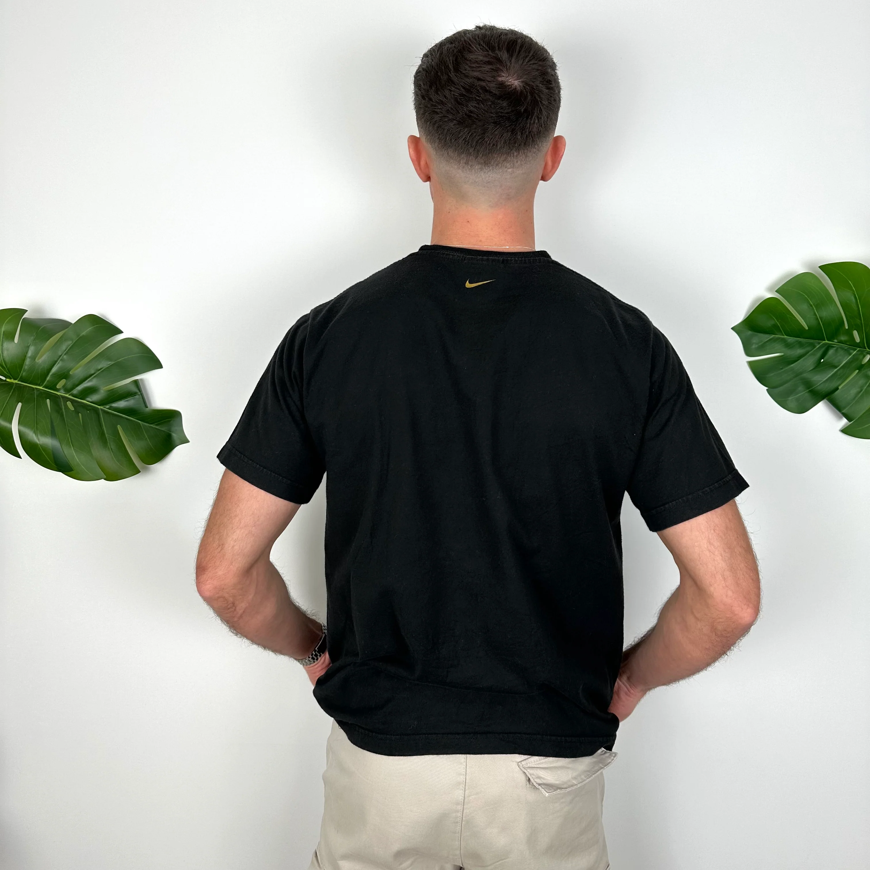 Nike Black Swoosh T Shirt (M) - Image 4