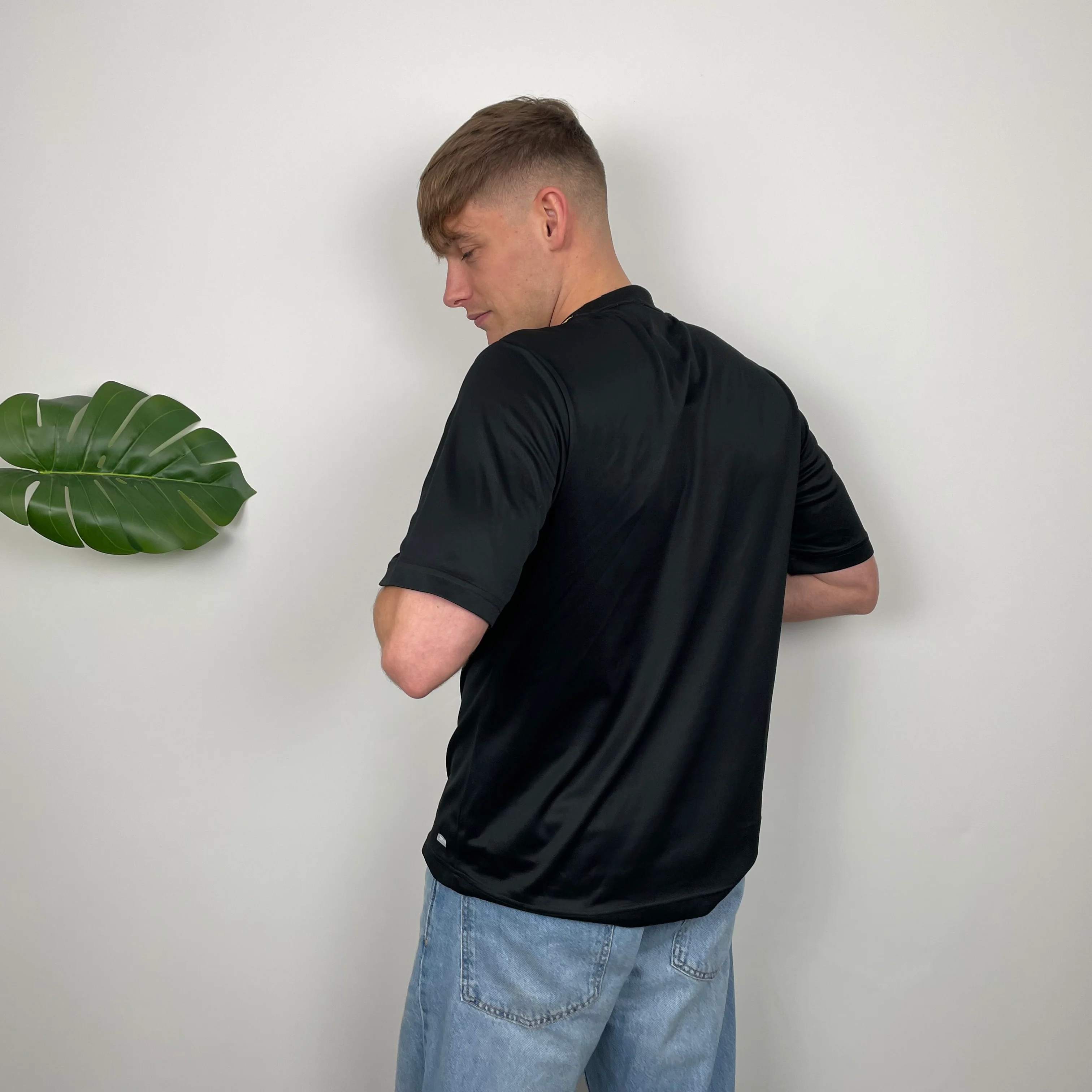 Nike Black Swoosh T Shirt (M) - Image 5