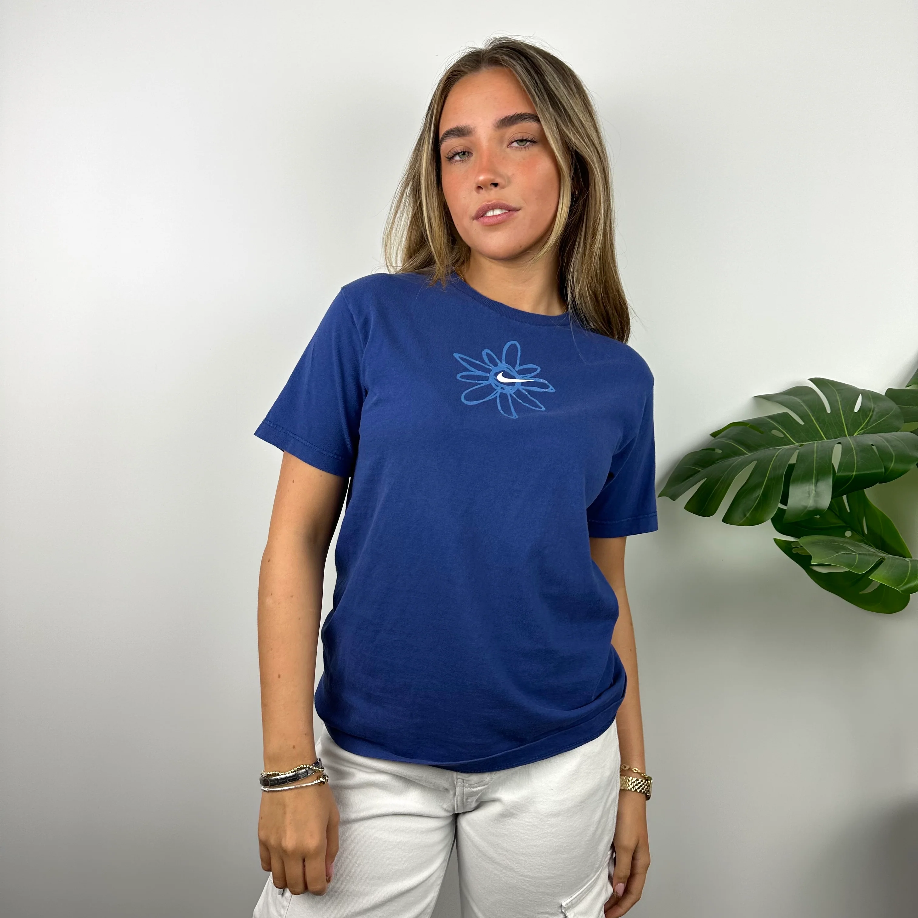 Nike Blue Swoosh T Shirt (M) - Image 2