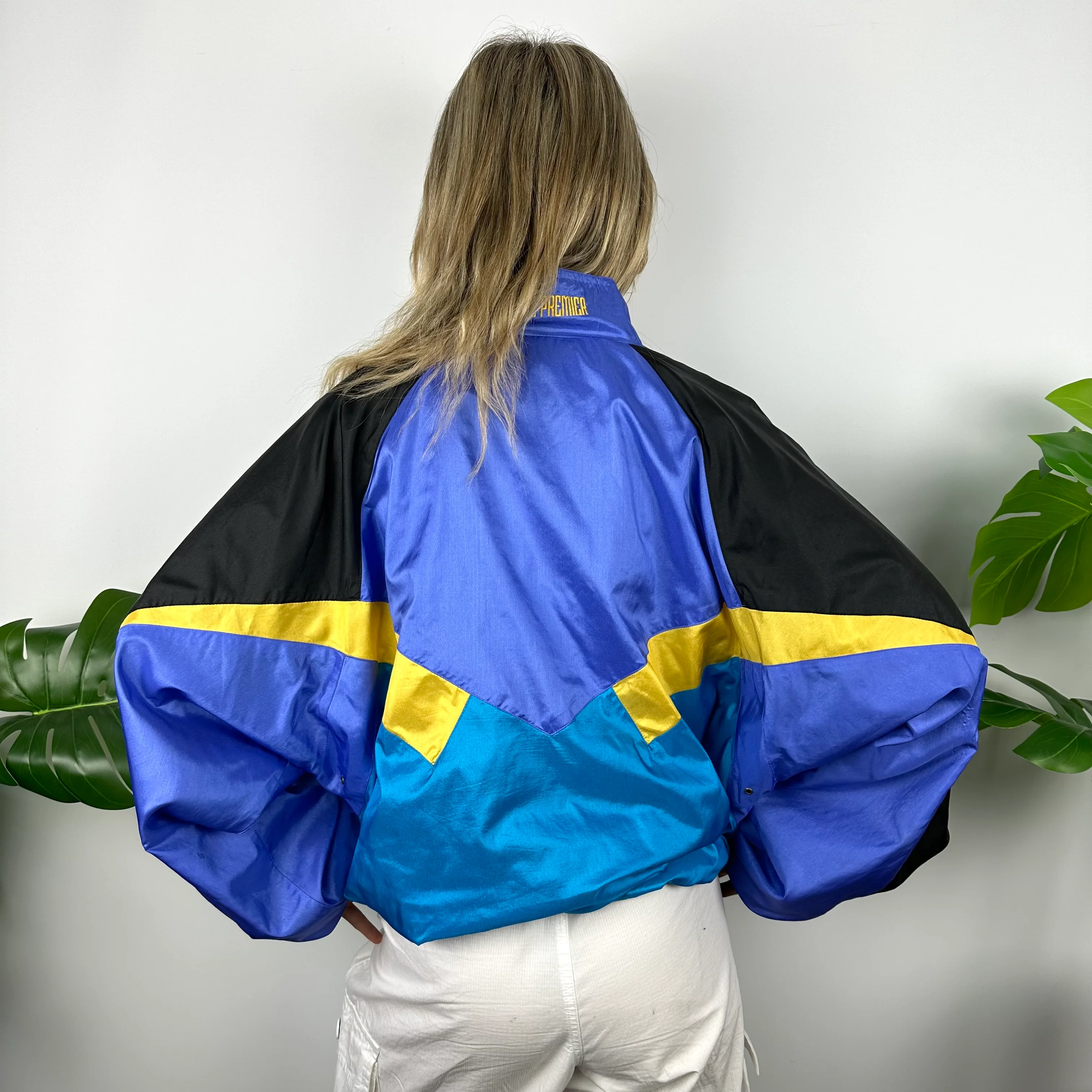 Nike Colour Block Embroidered Spell Out Windbreaker Jacket (XL) - Image 4
