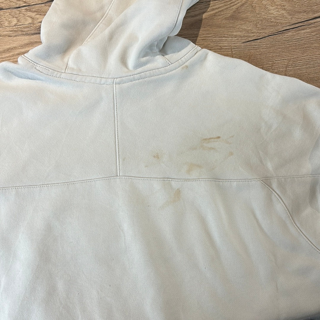 Nike Cream Embroidered Spell Out Hoodie (M) - Image 7