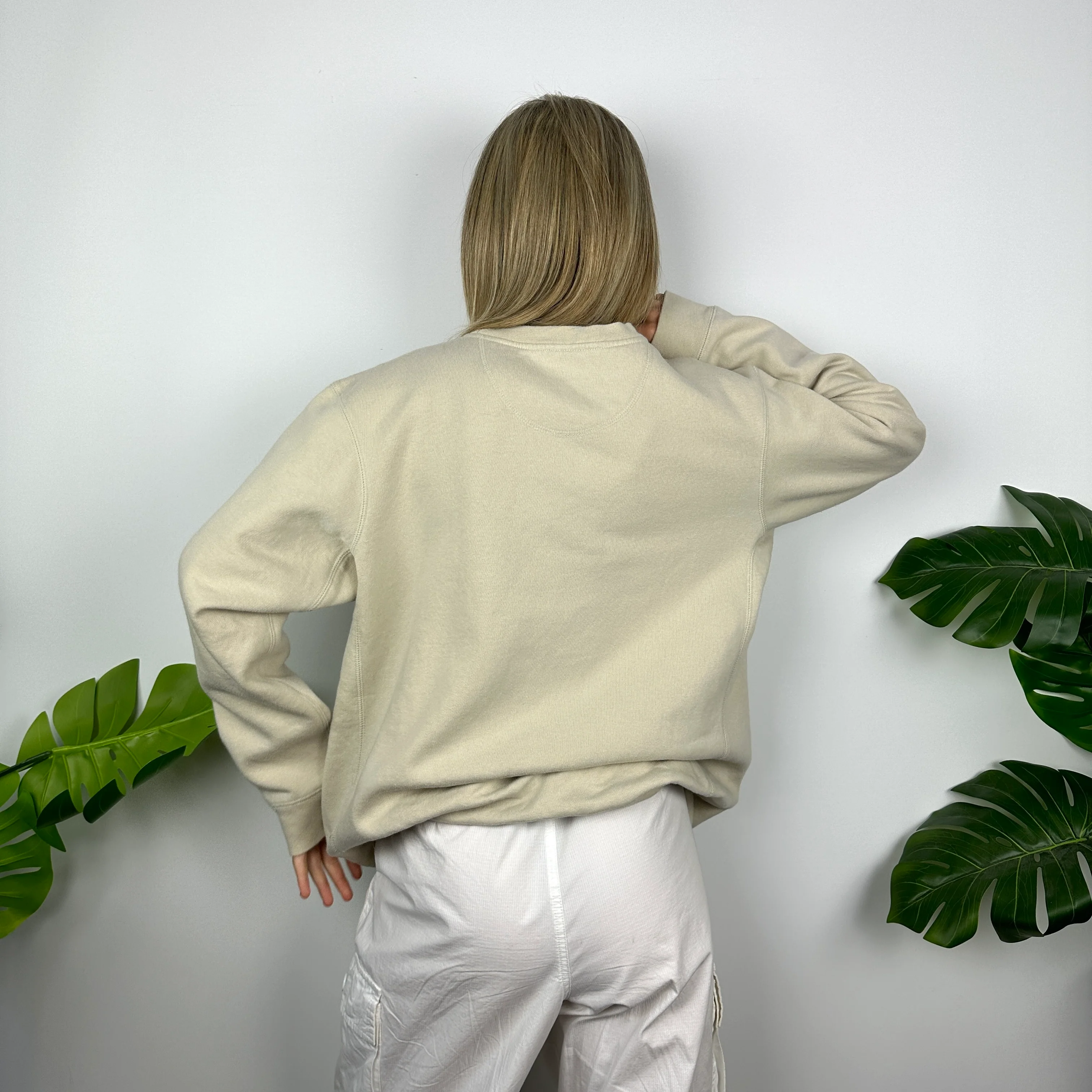 Nike Cream Swoosh Sweatshirt (L) - Image 6