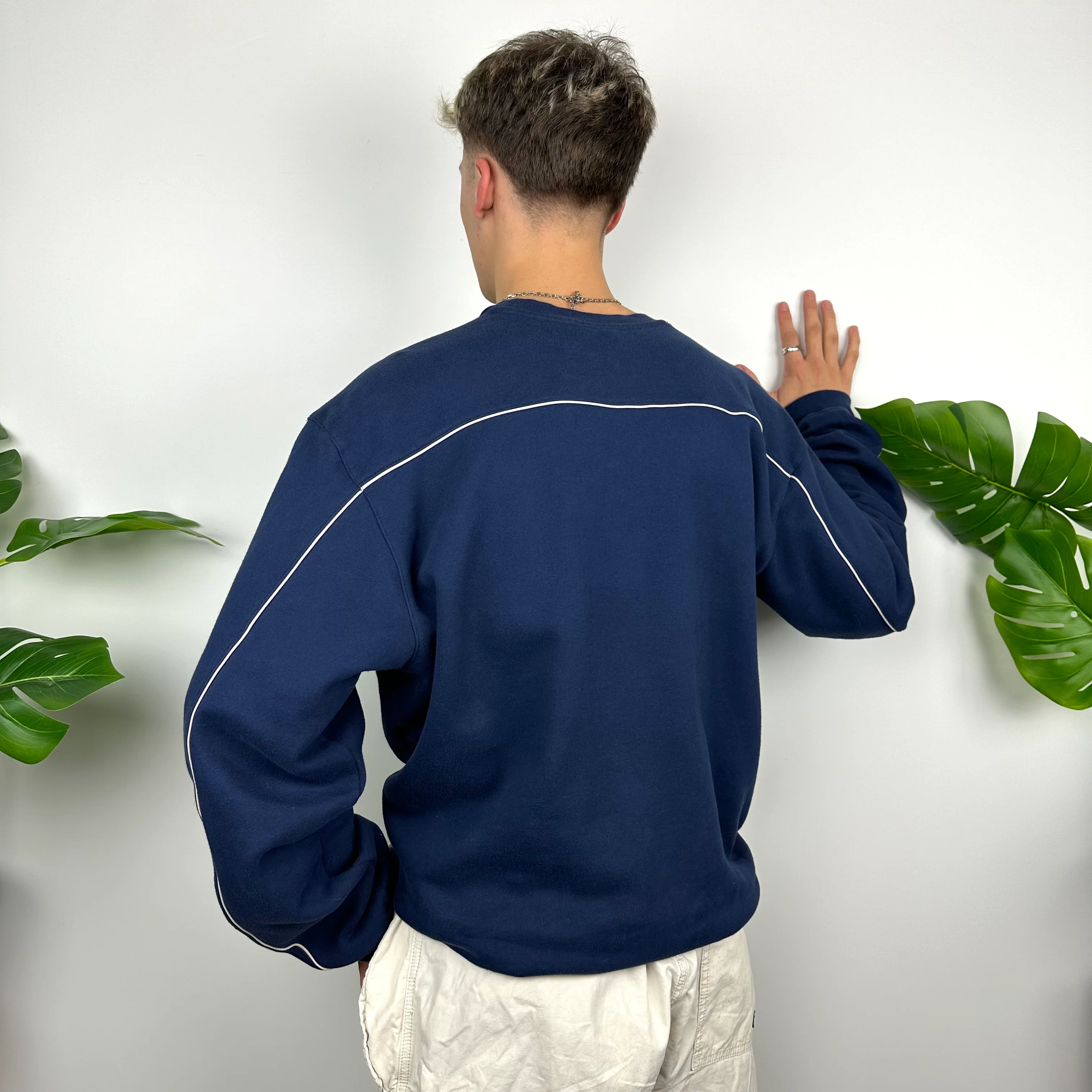Nike Golf Navy Embroidered Spell Out Sweatshirt (XL) - Image 5
