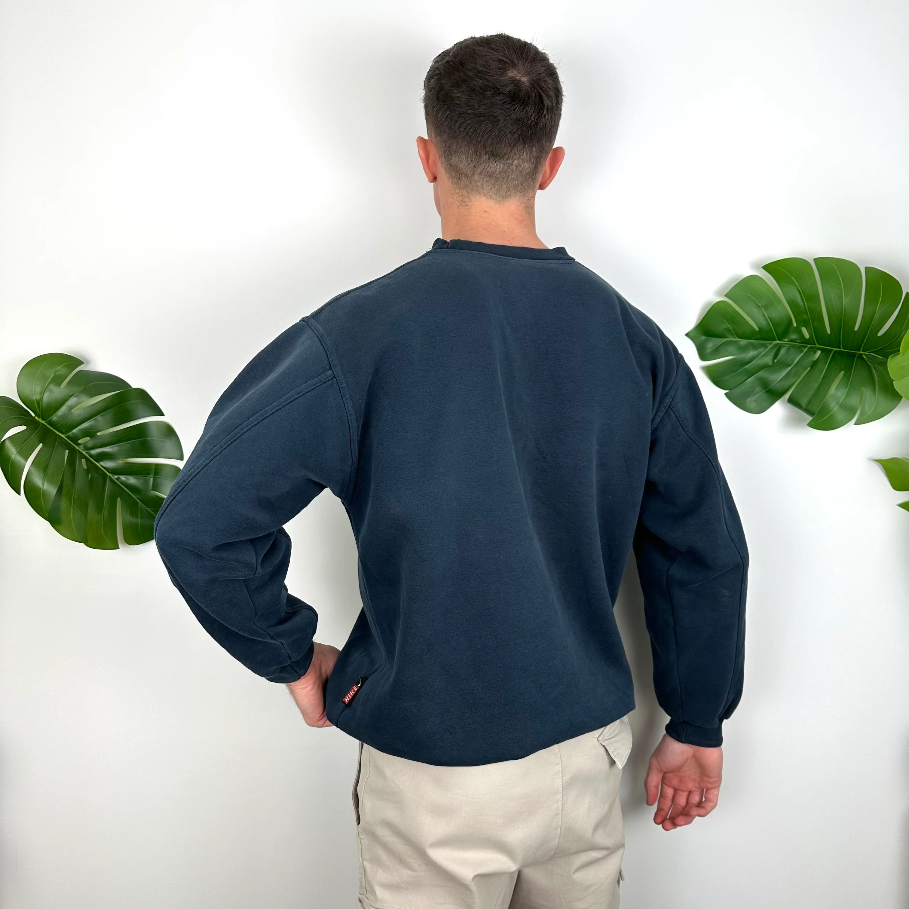 Nike Golf Navy Embroidered Spell Out Sweatshirt (L) - Image 8