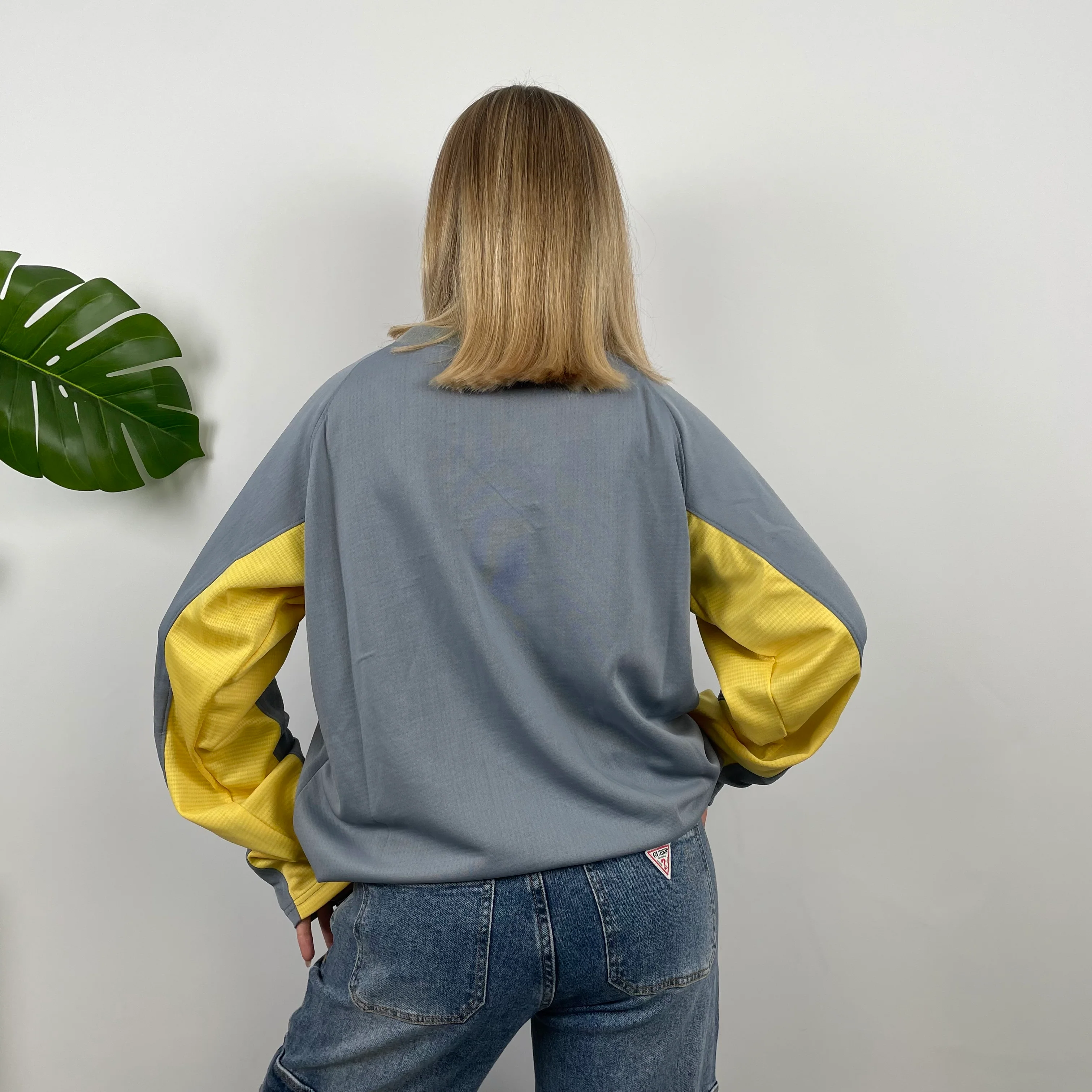 Nike Grey Embroidered Swoosh Sweatshirt (XL) - Image 8