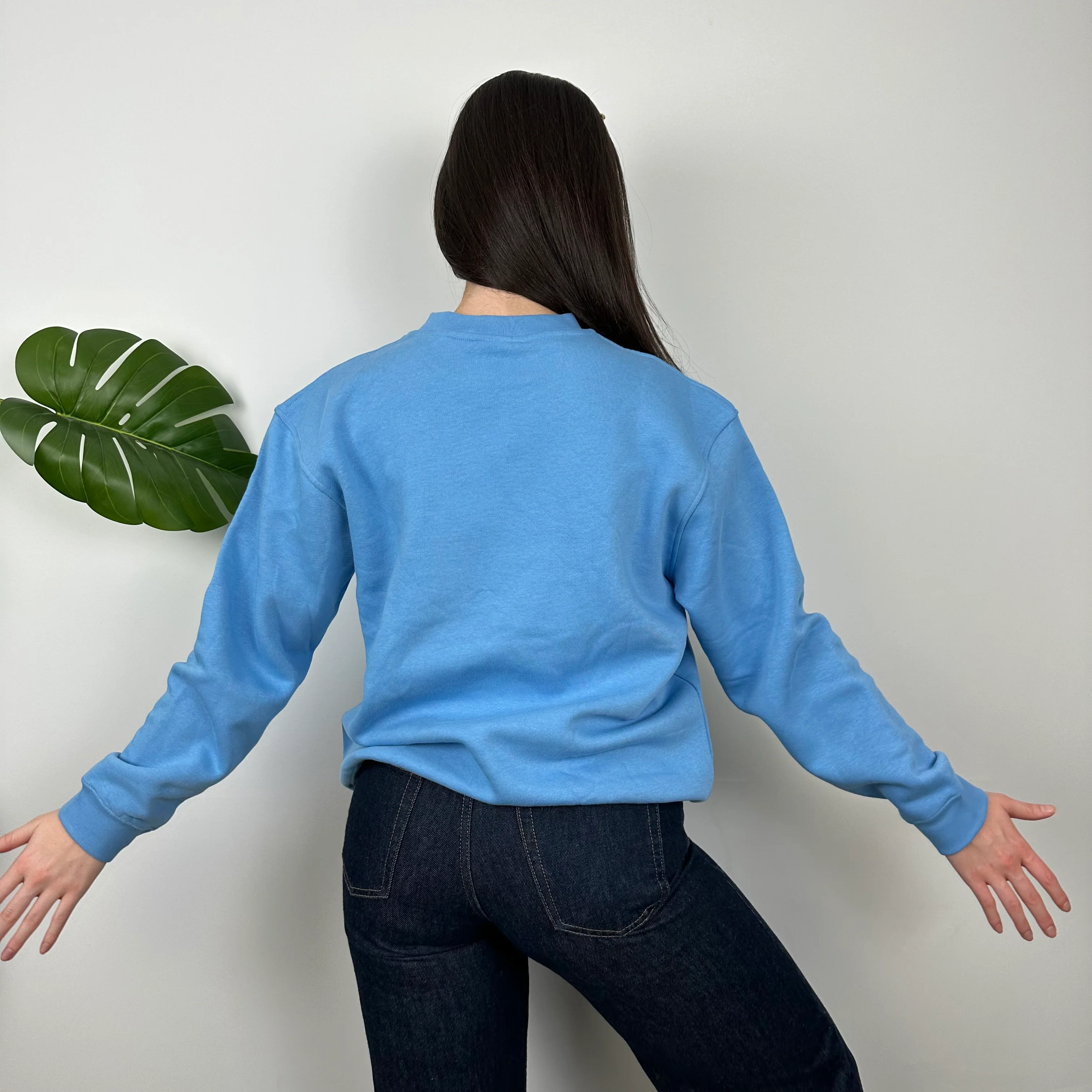 Nike Just Do It RARE Blue Spell Out Sweatshirt (M) - Image 8