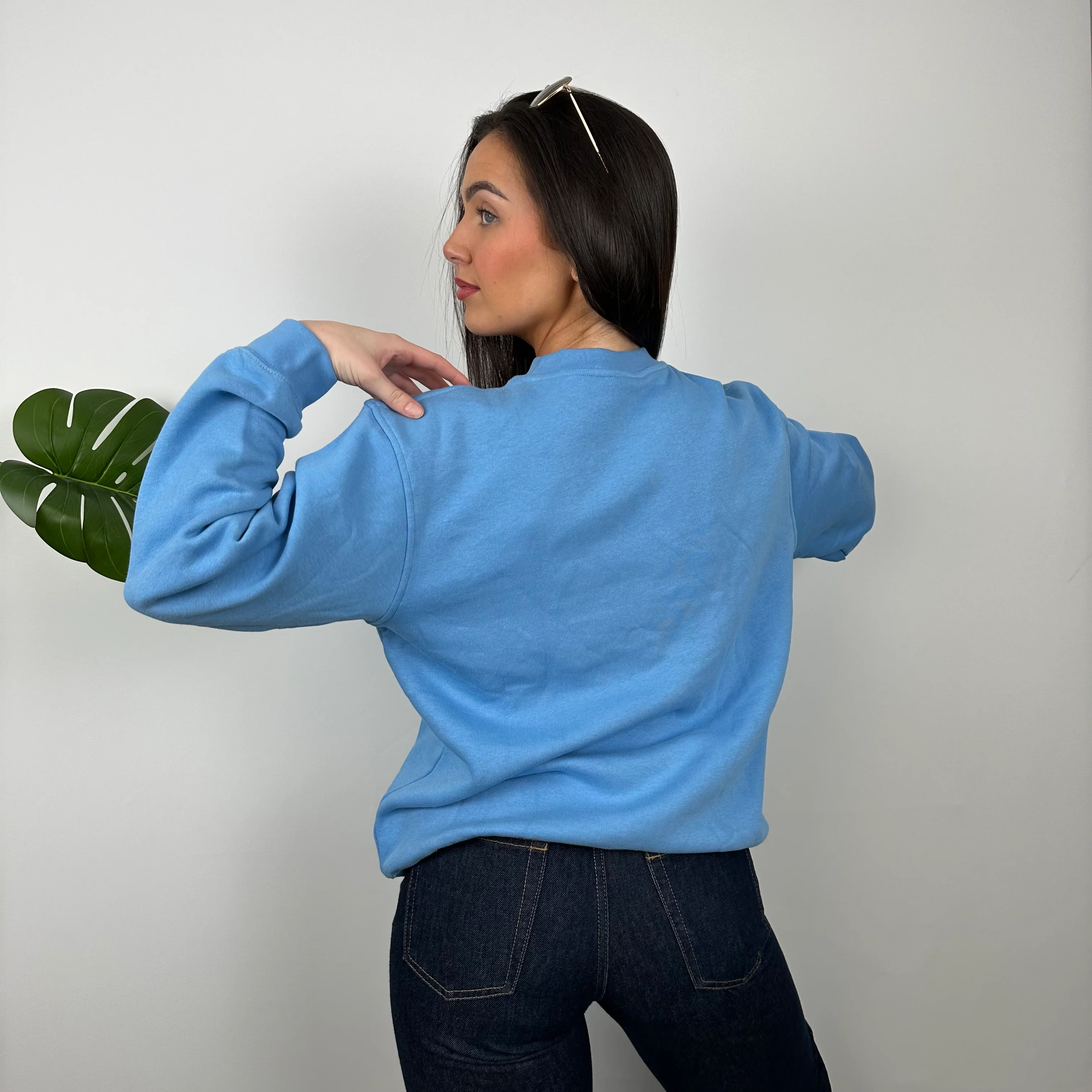Nike Just Do It RARE Blue Spell Out Sweatshirt (M) - Image 9