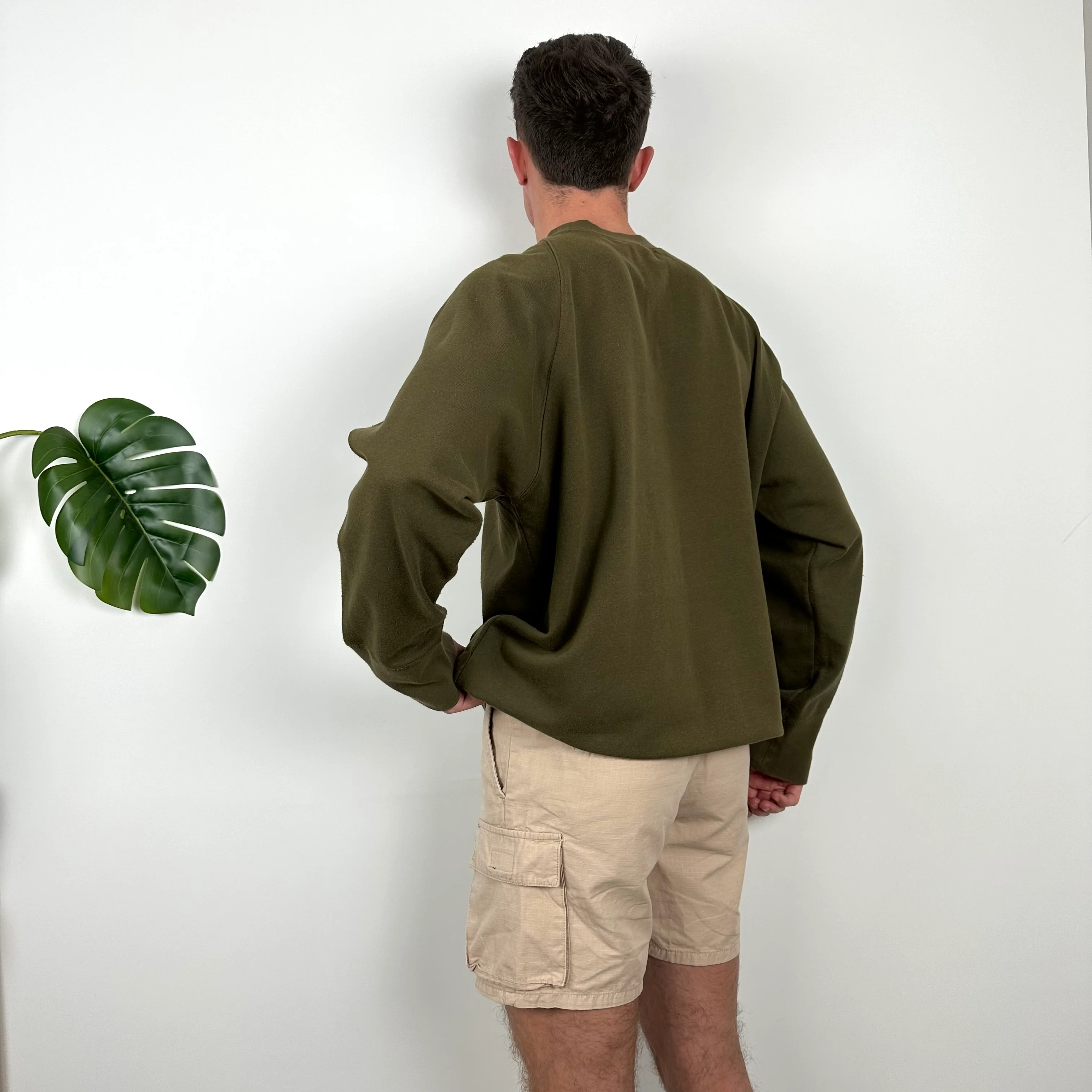 Nike Khaki Spell Out Sweatshirt (XL) - Image 6