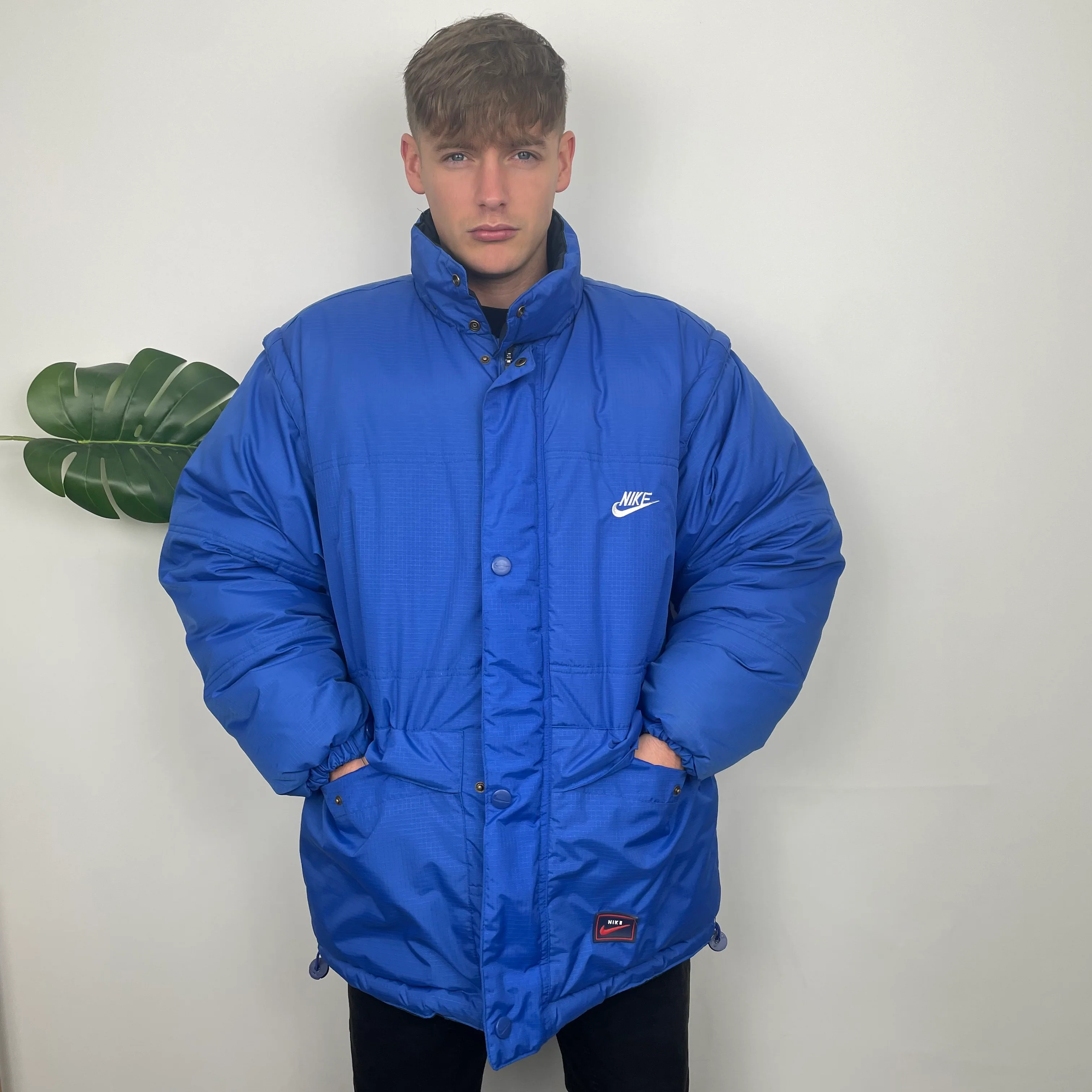Nike Reversible Embroidered Swoosh Puffer Jacket (XXL) - Image 11