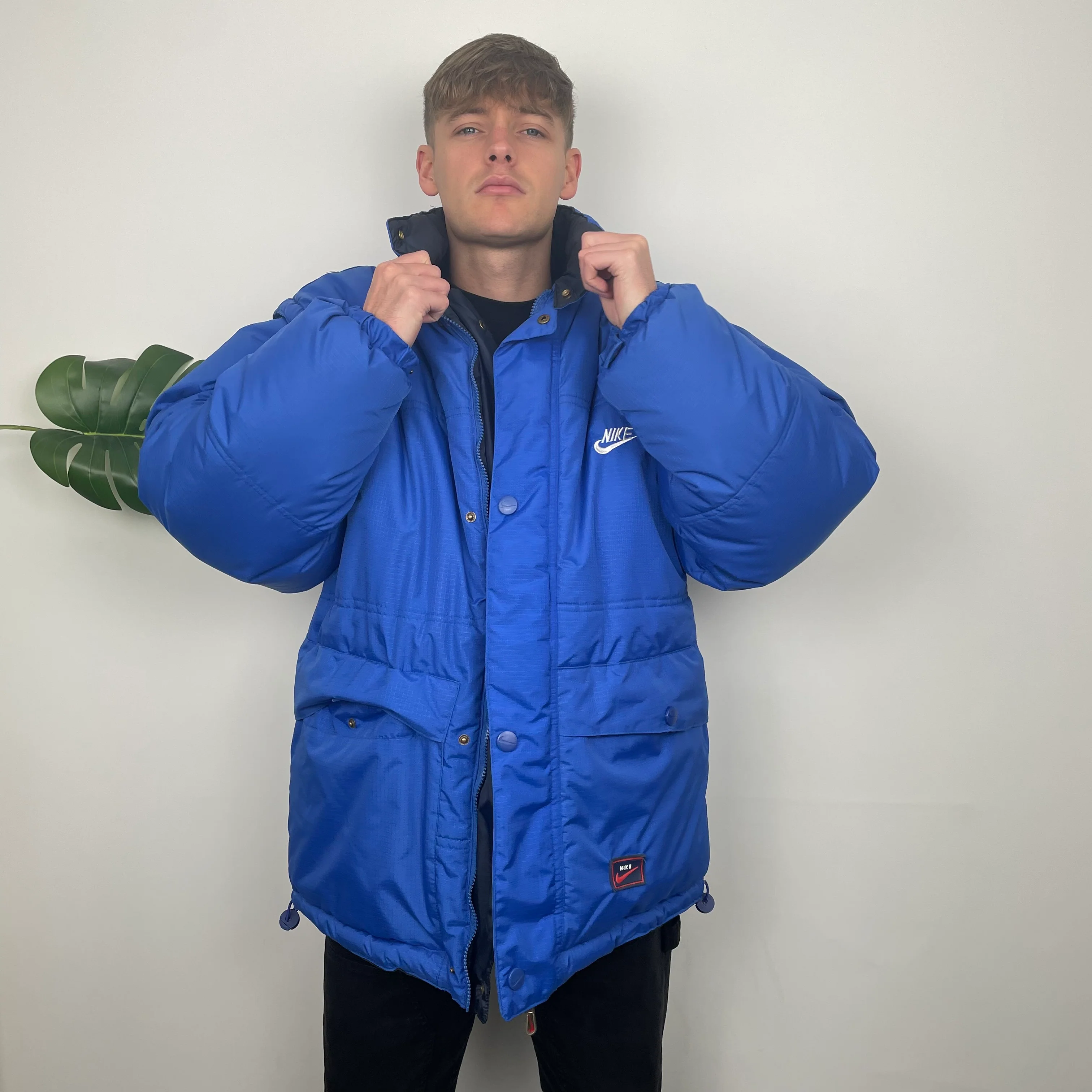 Nike Reversible Embroidered Swoosh Puffer Jacket (XXL) - Image 12