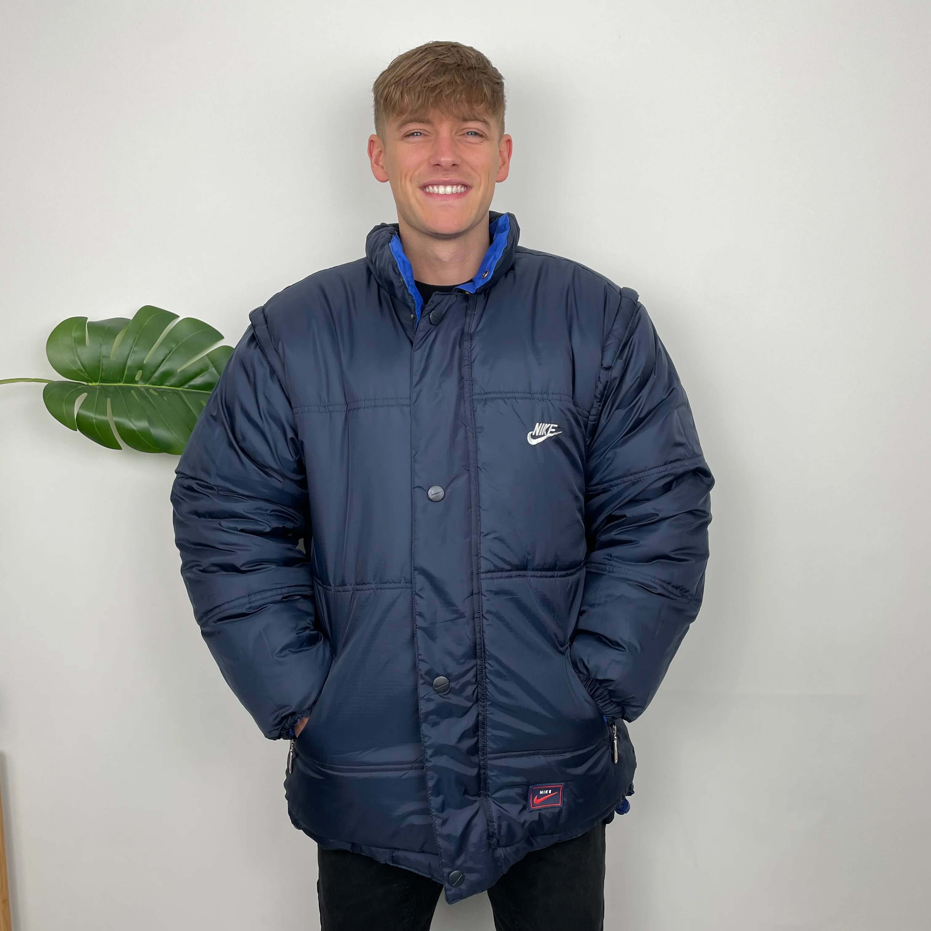 Nike Reversible Embroidered Swoosh Puffer Jacket (XXL) - Image 5