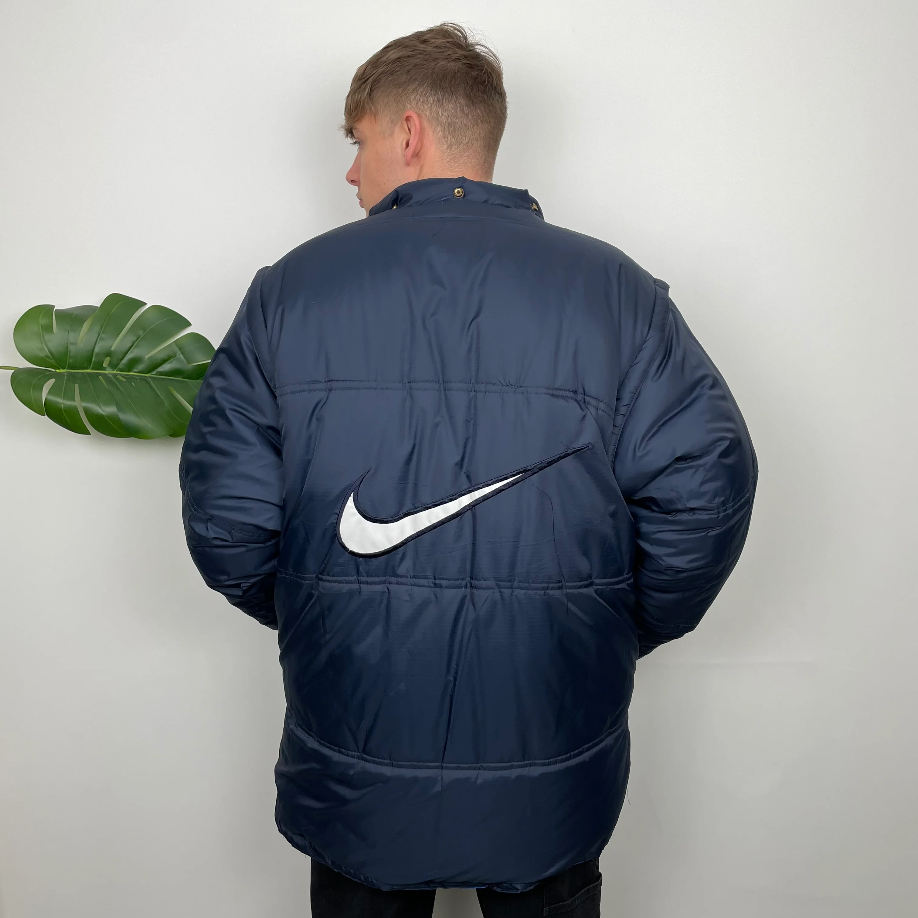 Nike Reversible Embroidered Swoosh Puffer Jacket (XXL) - Image 8