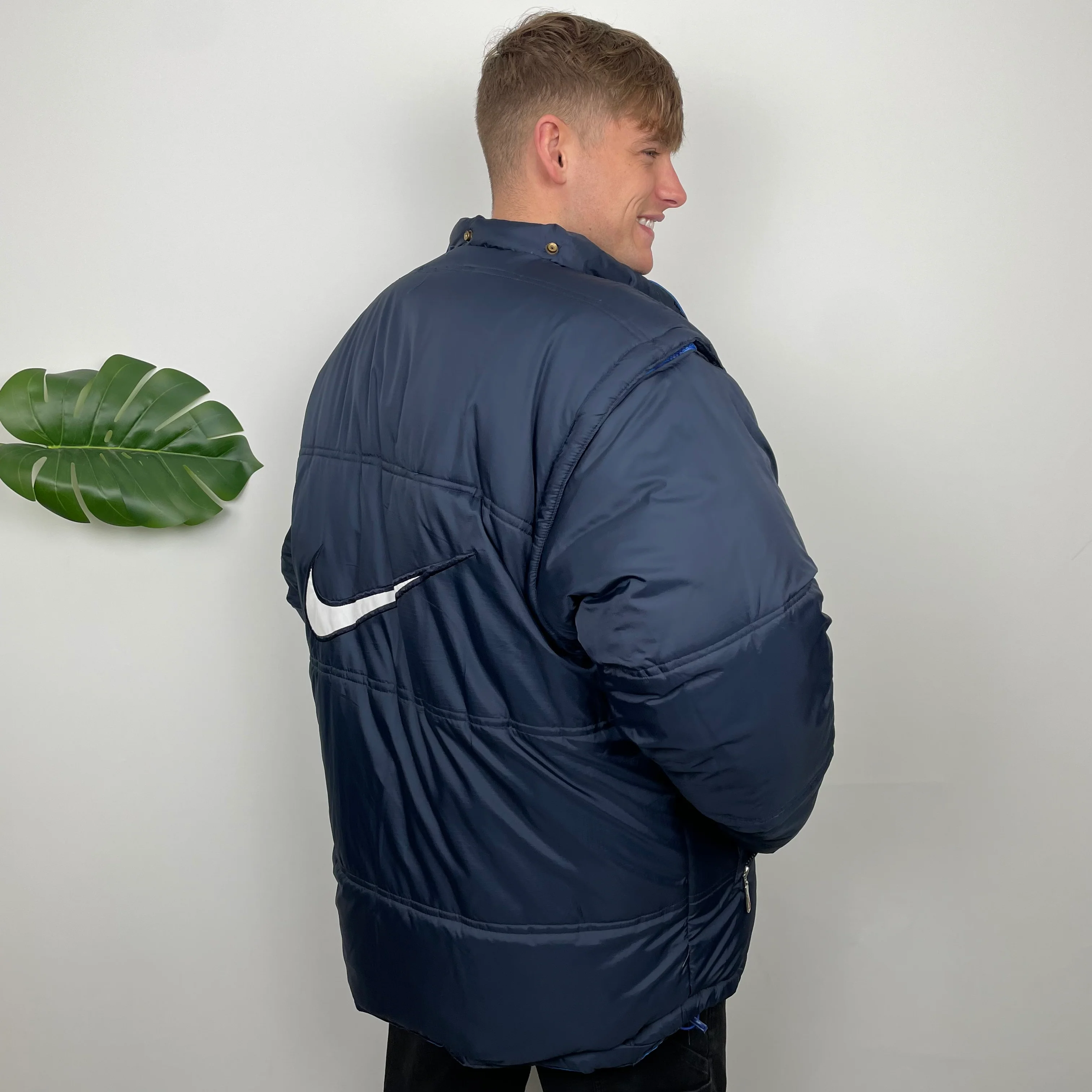 Nike Reversible Embroidered Swoosh Puffer Jacket (XXL) - Image 9